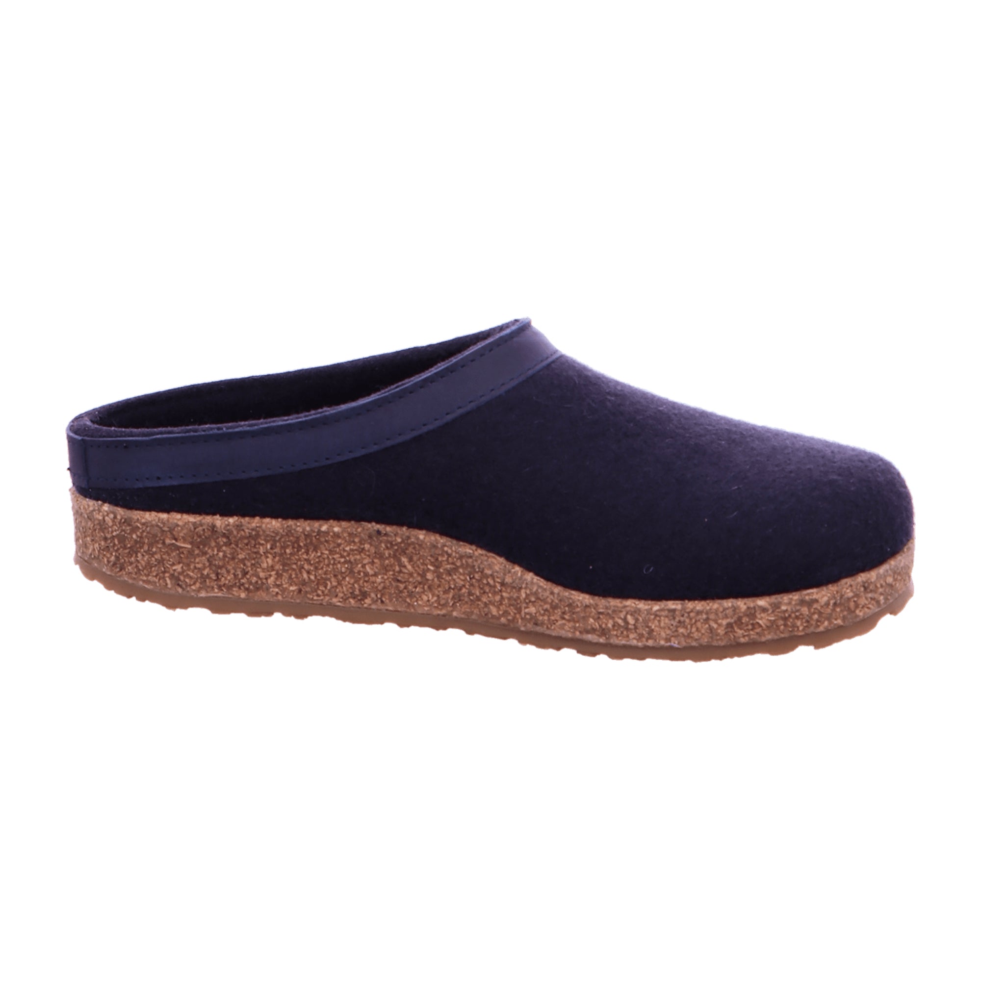 Haflinger Grizzly Torben Men's Clogs - Stylish & Durable Blue Wool Felt Footwear