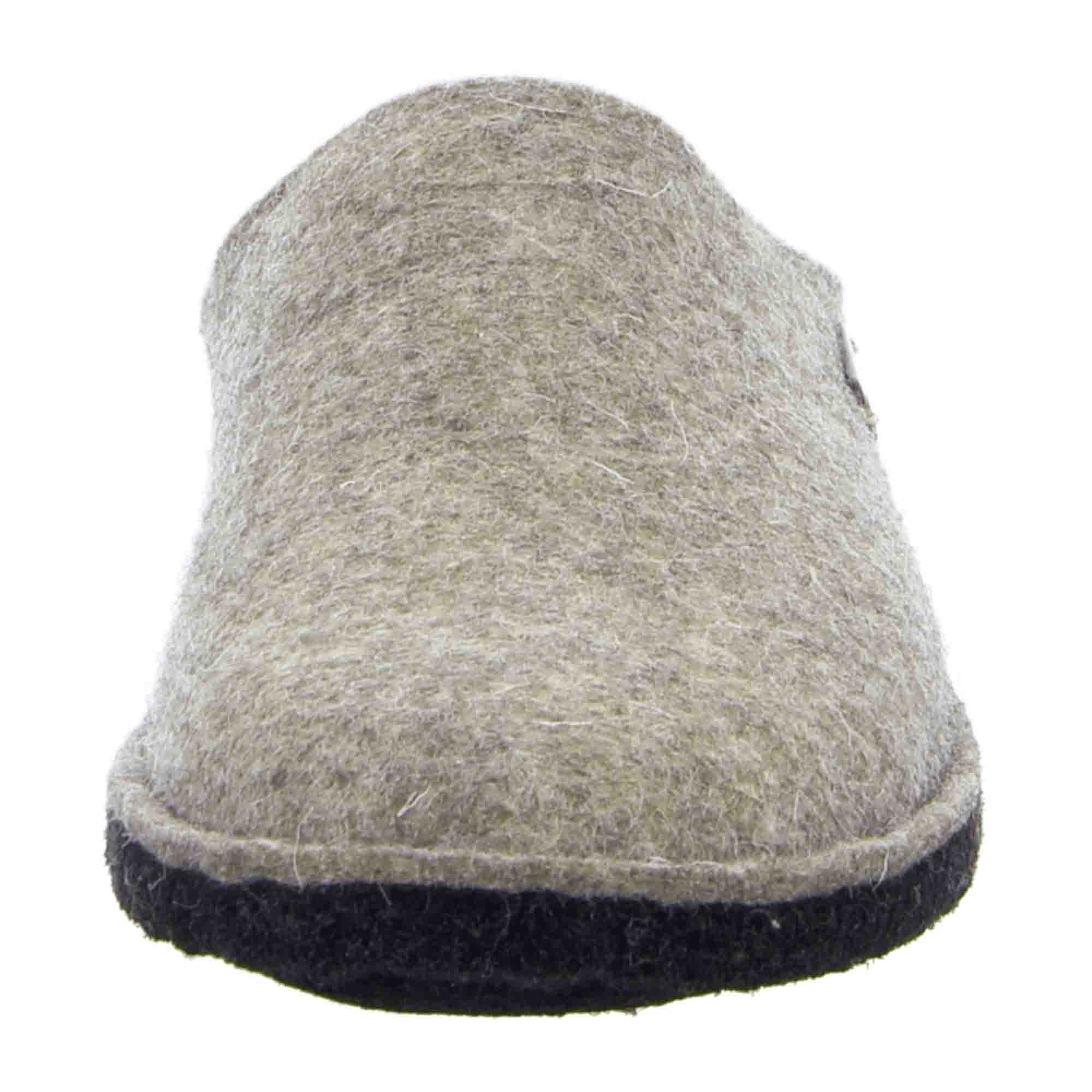 Haflinger Flair Soft Men's Slippers - Grey | Comfortable & Durable