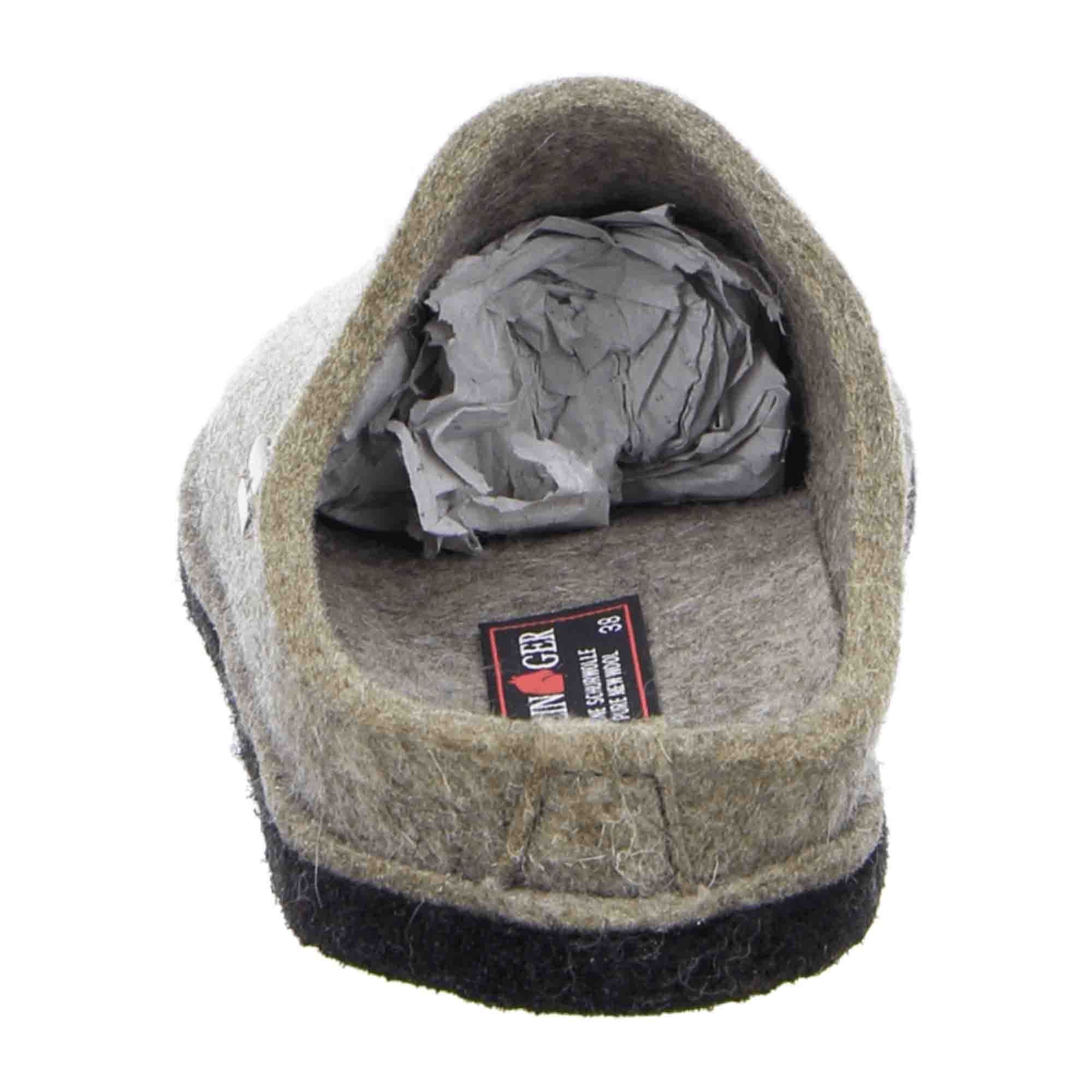 Haflinger Flair Soft Men's Slippers - Grey | Comfortable & Durable