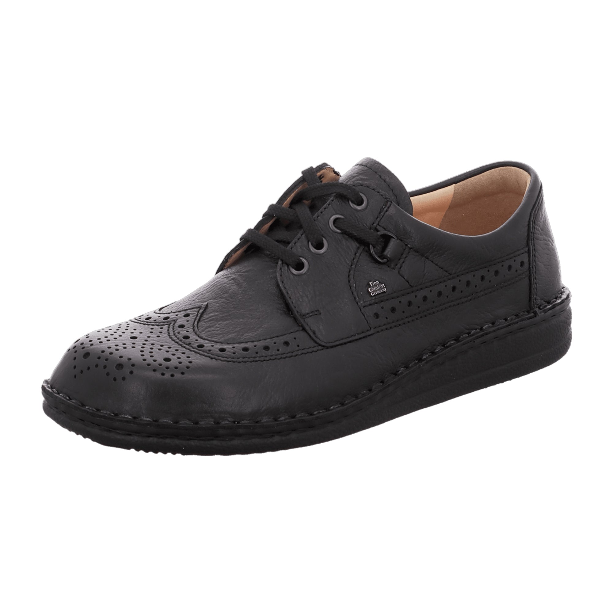 Finn Comfort York Men's Dress Shoes in Black – Stylish & Durable