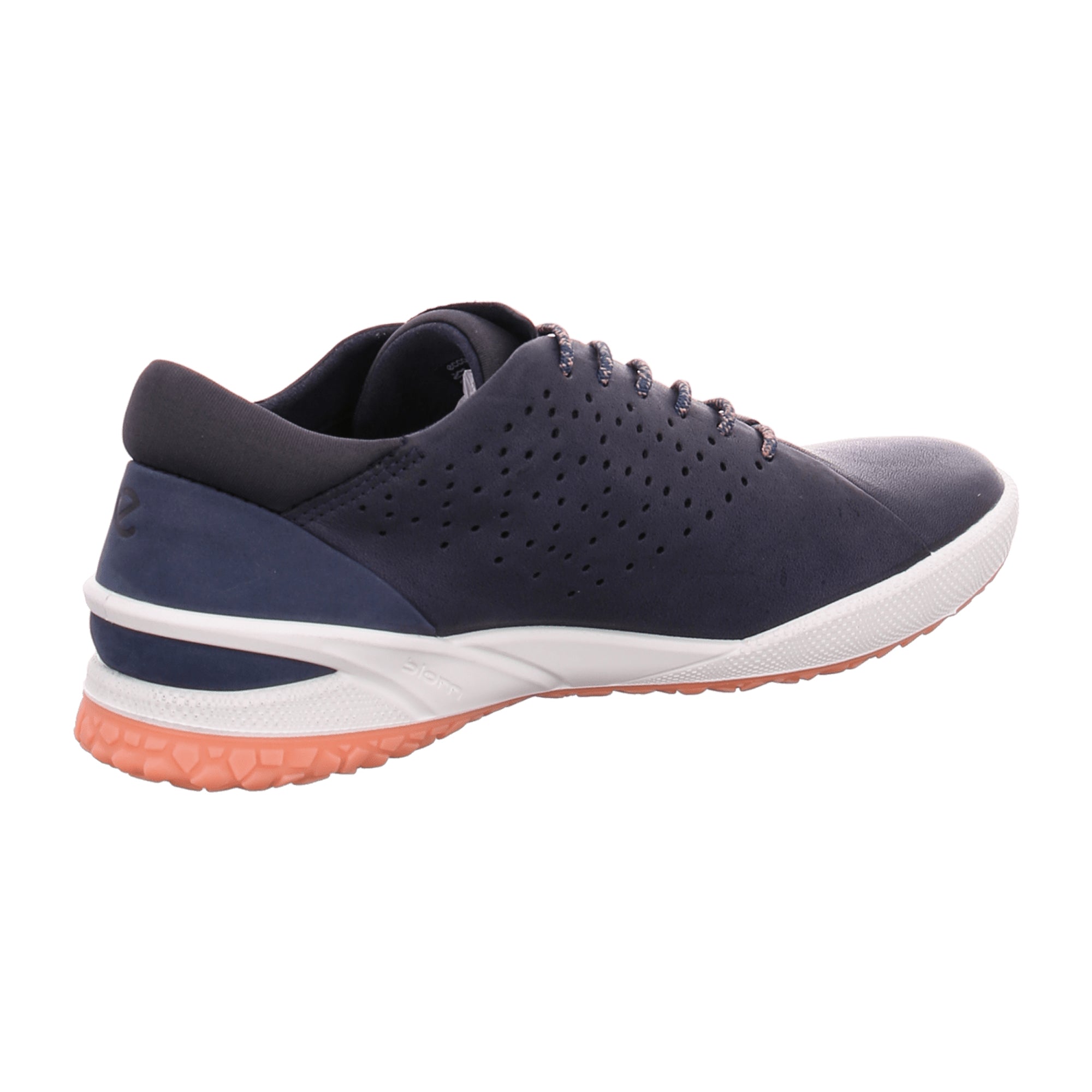 Ecco BIOM LIFE Women's Casual Lace-up Shoes in Navy Blue Leather