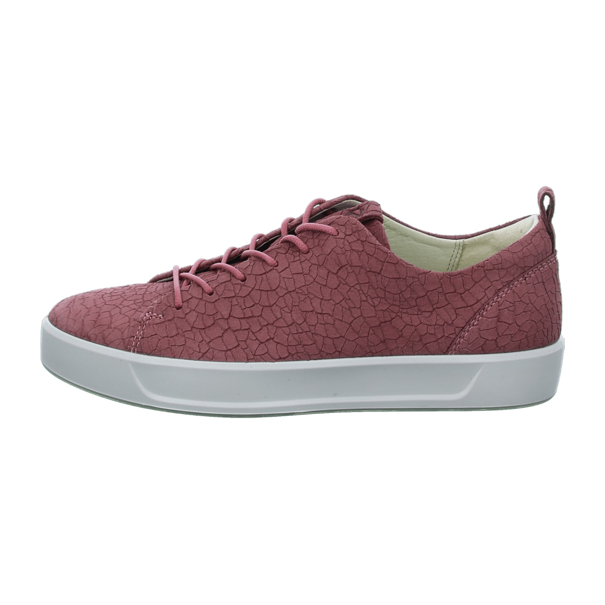 Ecco Soft 8 Women's Sneakers in Pink Technic-Nubuck Leather