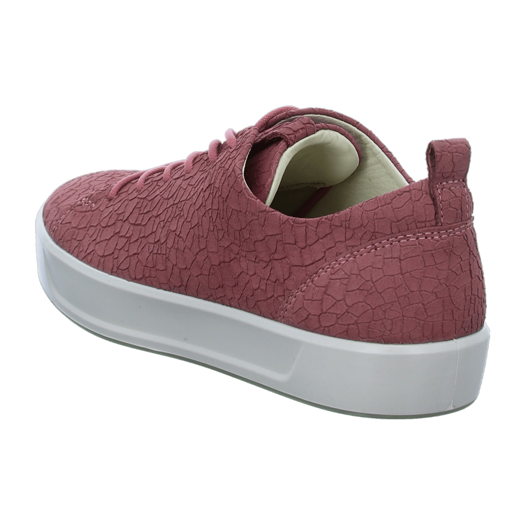 Ecco Soft 8 Women's Sneakers in Pink Technic-Nubuck Leather
