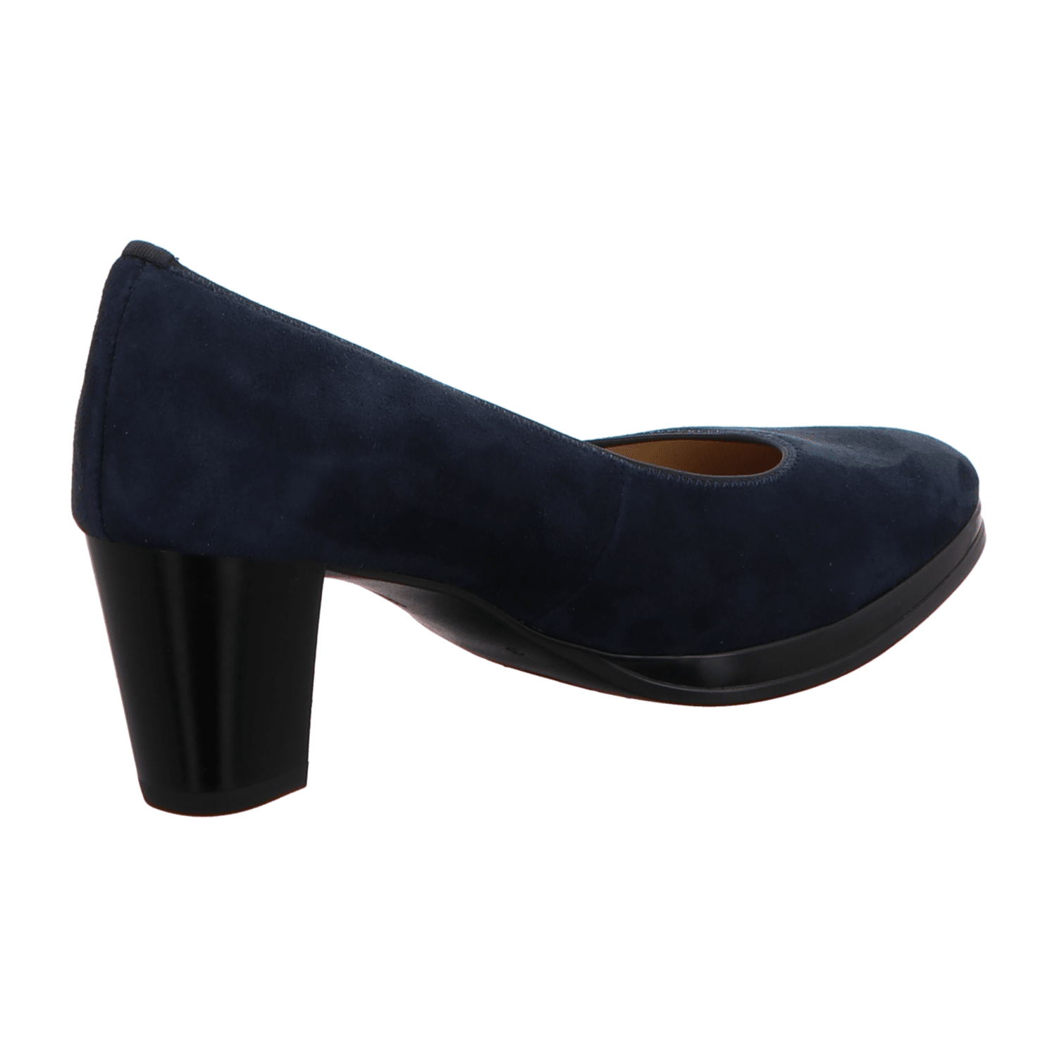 ARA ORLY Women's Pumps in Blue Smooth Leather, Slipper Style with Rubber Sole, Slim Toe Shape - Bartel-Shop