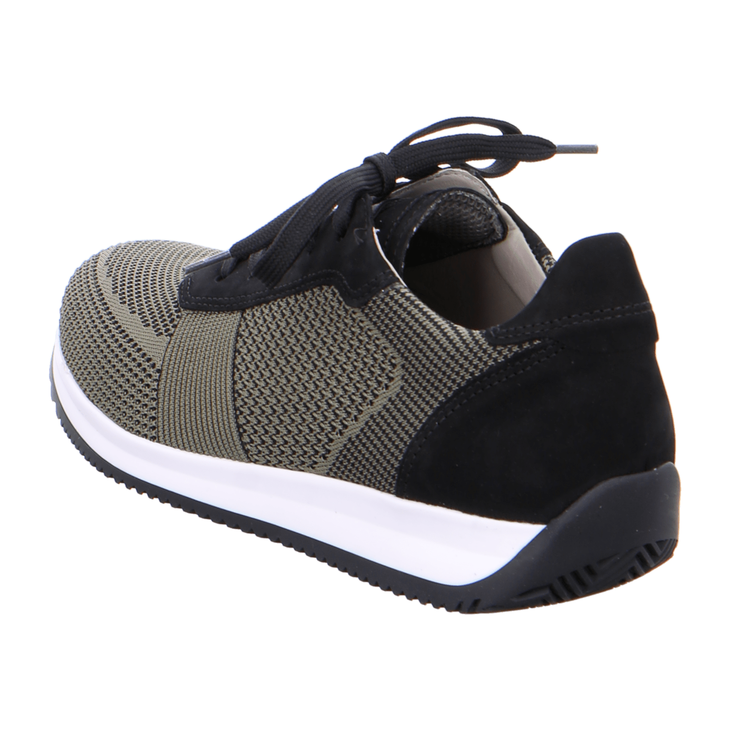 ARA Men's Oxford Shoes in Blue-Grey, Blue-Cognac, and Olive - Bartel-Shop