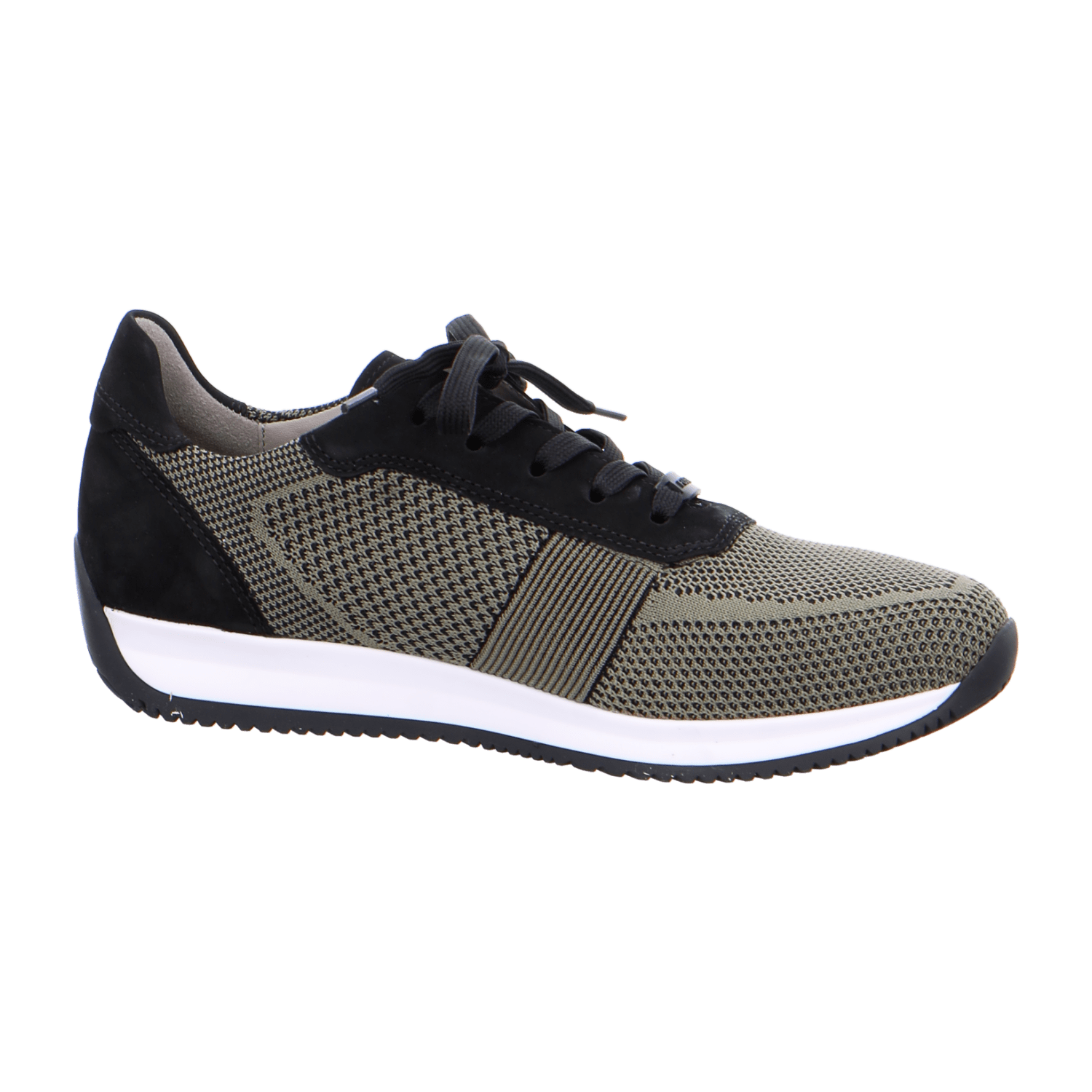 ARA Men's Oxford Shoes in Blue-Grey, Blue-Cognac, and Olive - Bartel-Shop