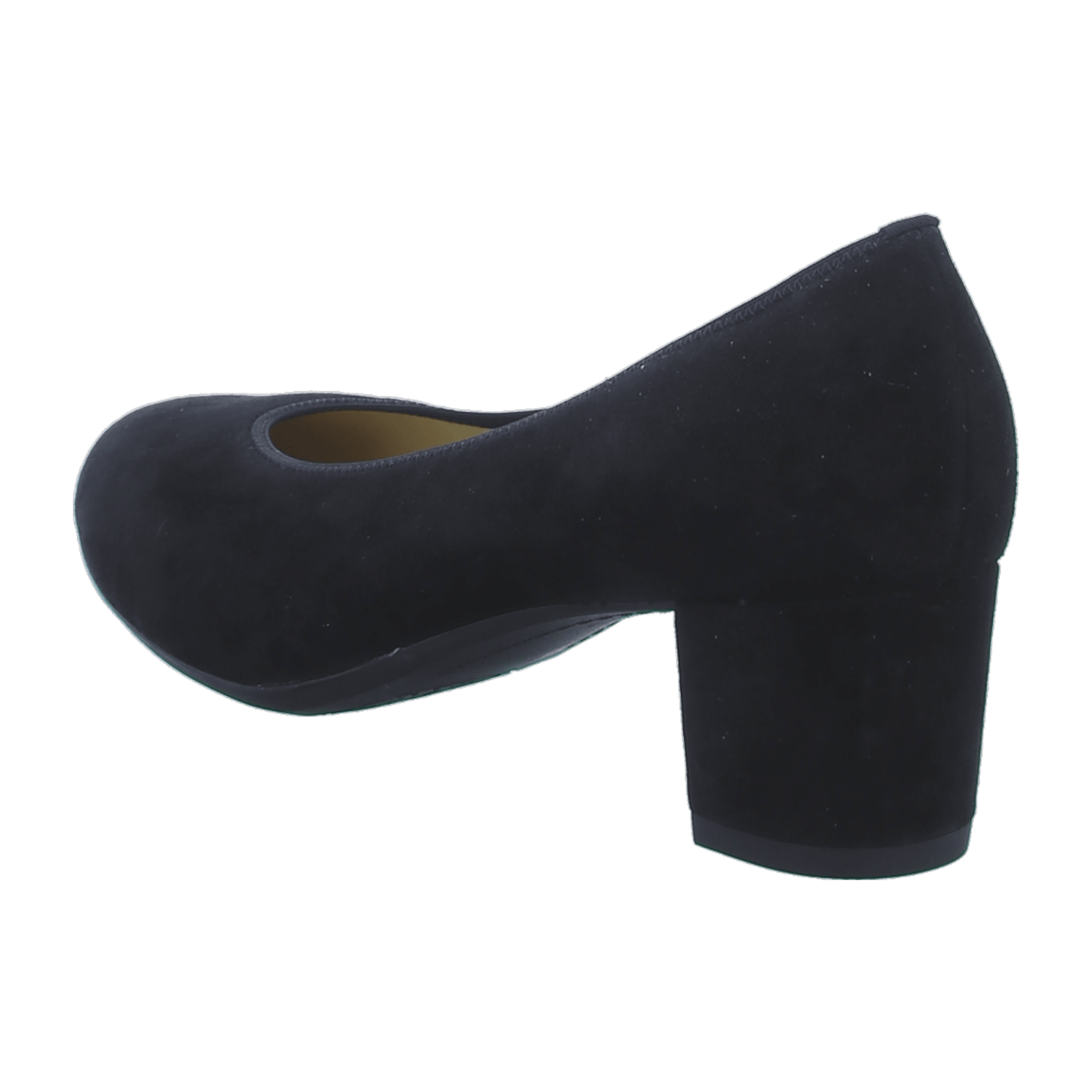 ARA KNOKKE KNOK Women's Suede Slipper Pumps with Round Toe in Black - Bartel-Shop