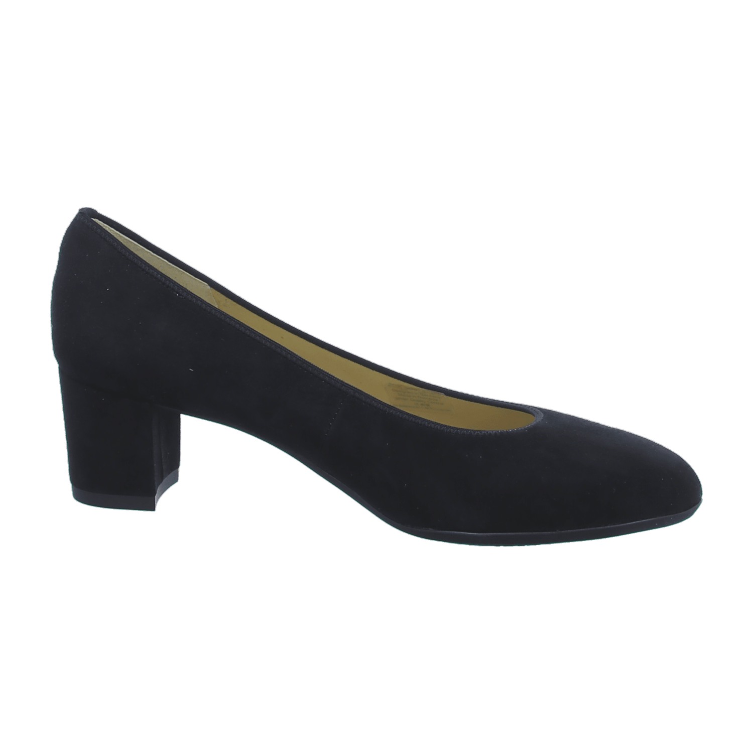 ARA KNOKKE KNOK Women's Suede Slipper Pumps with Round Toe in Black - Bartel-Shop
