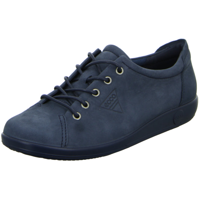 Ecco comfortable lace-up shoes for women blue - Bartel-Shop