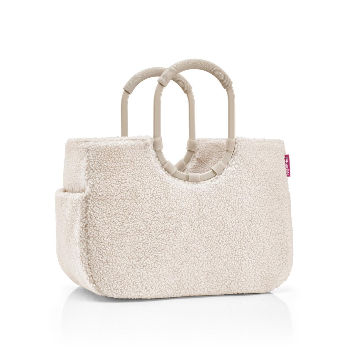 reisenthel loopshopper L Teddy Sand - Stable Recycled PET Shopper Bag with Pockets