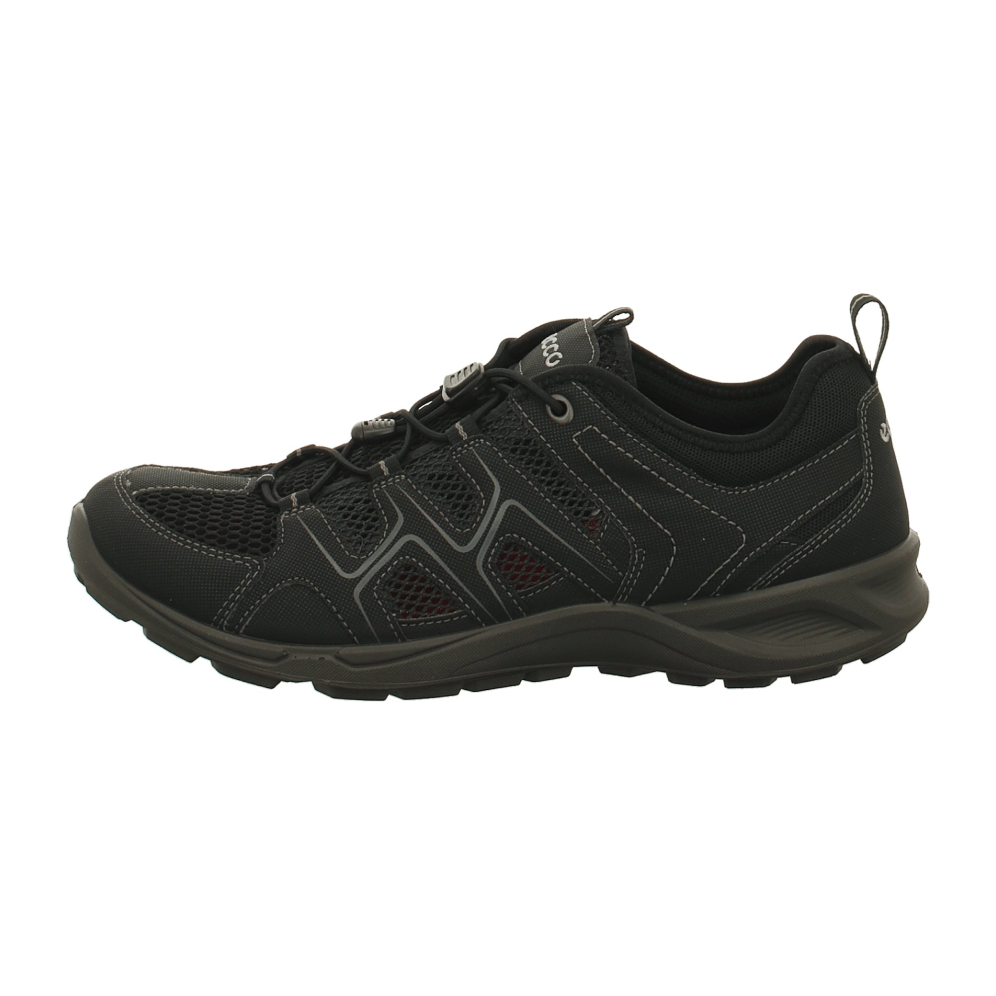 Ecco Terracruise Men's Black Hiking Shoes - Waterproof & Breathable