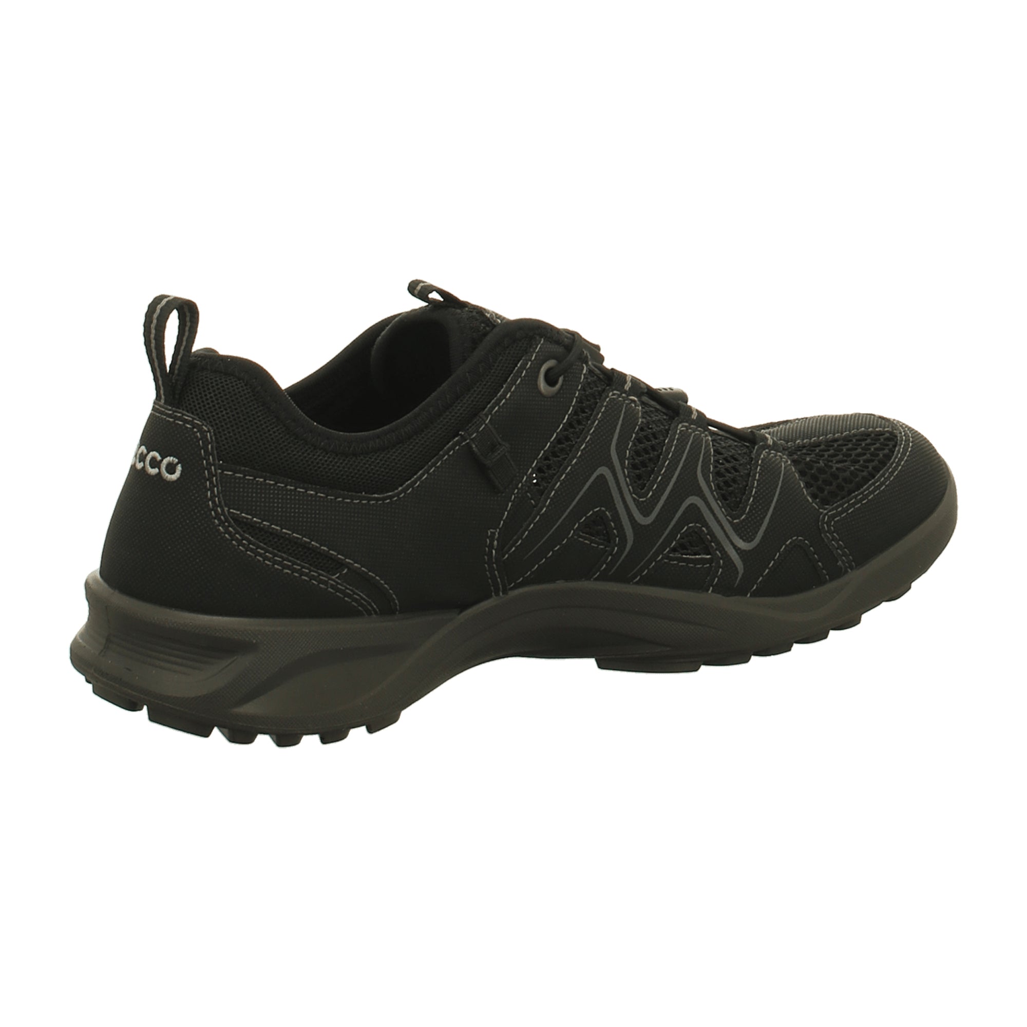 Ecco Terracruise Men's Black Hiking Shoes - Waterproof & Breathable