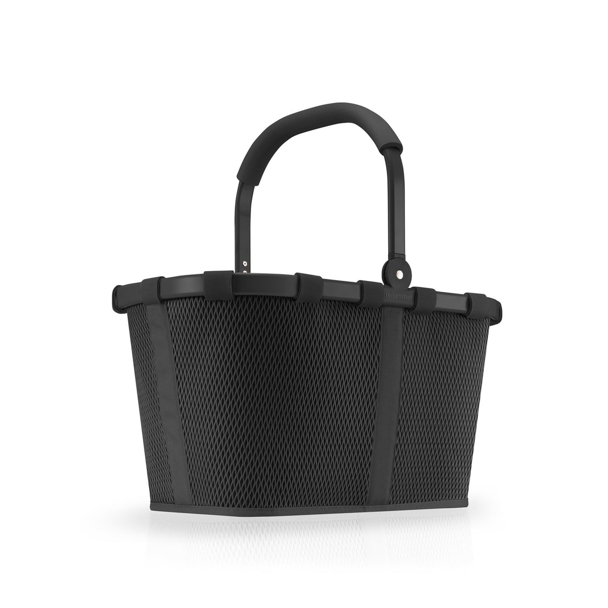 reisenthel carrybag frame mesh black - Stable Shopping Basket with Inner Pocket