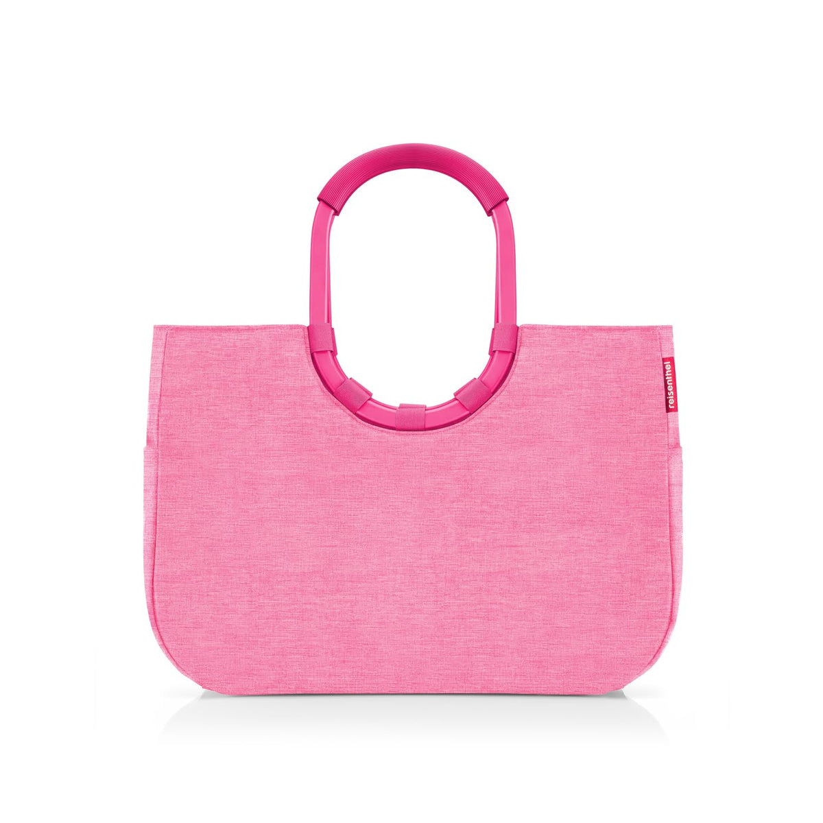 reisenthel loopshopper L Frame Twist Pink - Recycled Shopper Bag with Pockets