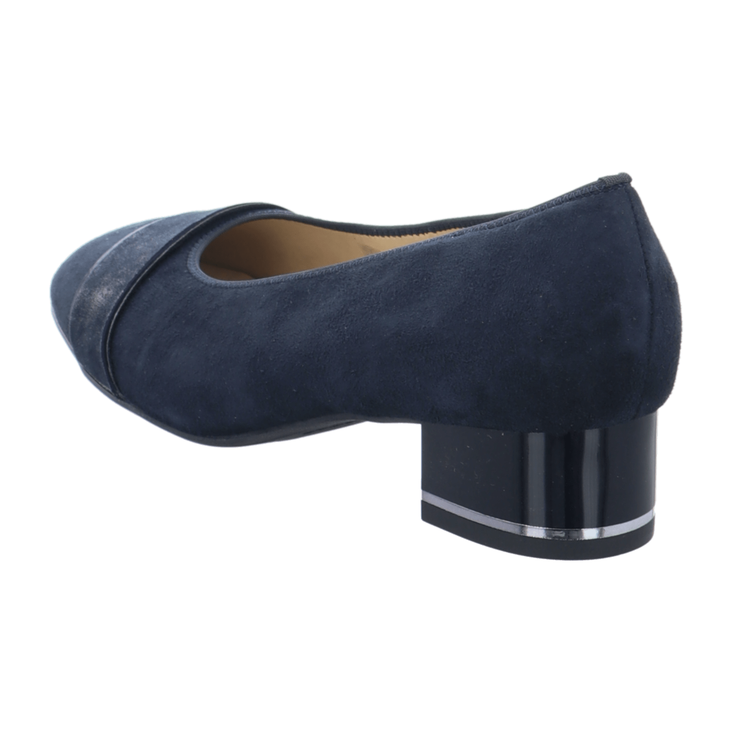 ARA GRAZ GRAZ-H Women's Pumps in Blue Suede with Square Toe and Slip-On Design - Bartel-Shop