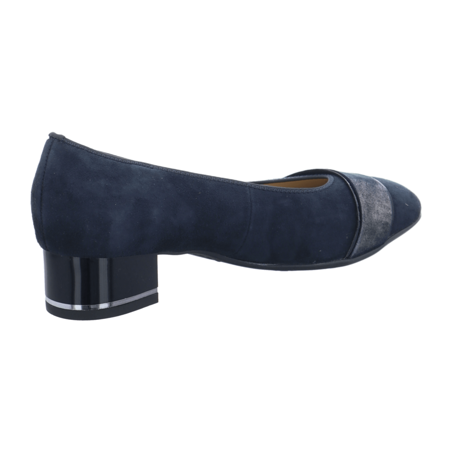 ARA GRAZ GRAZ-H Women's Pumps in Blue Suede with Square Toe and Slip-On Design - Bartel-Shop