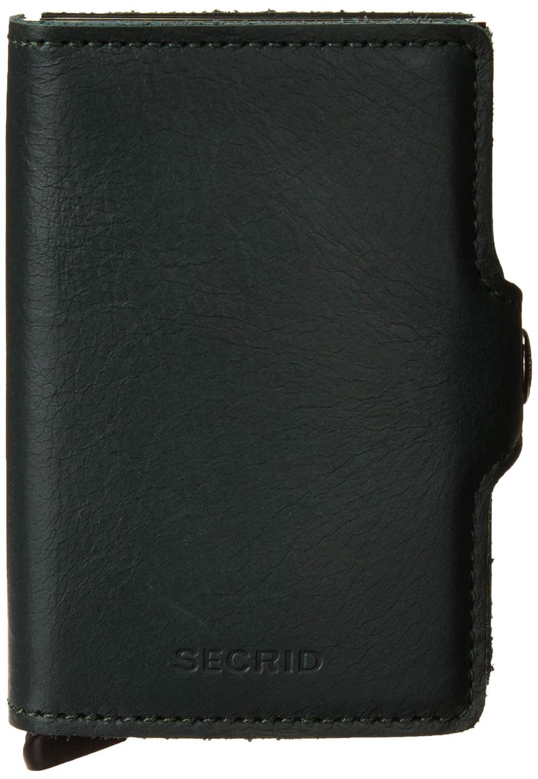 Secrid Twinwallet RFID Wallet - Green Leather for Men & Women
