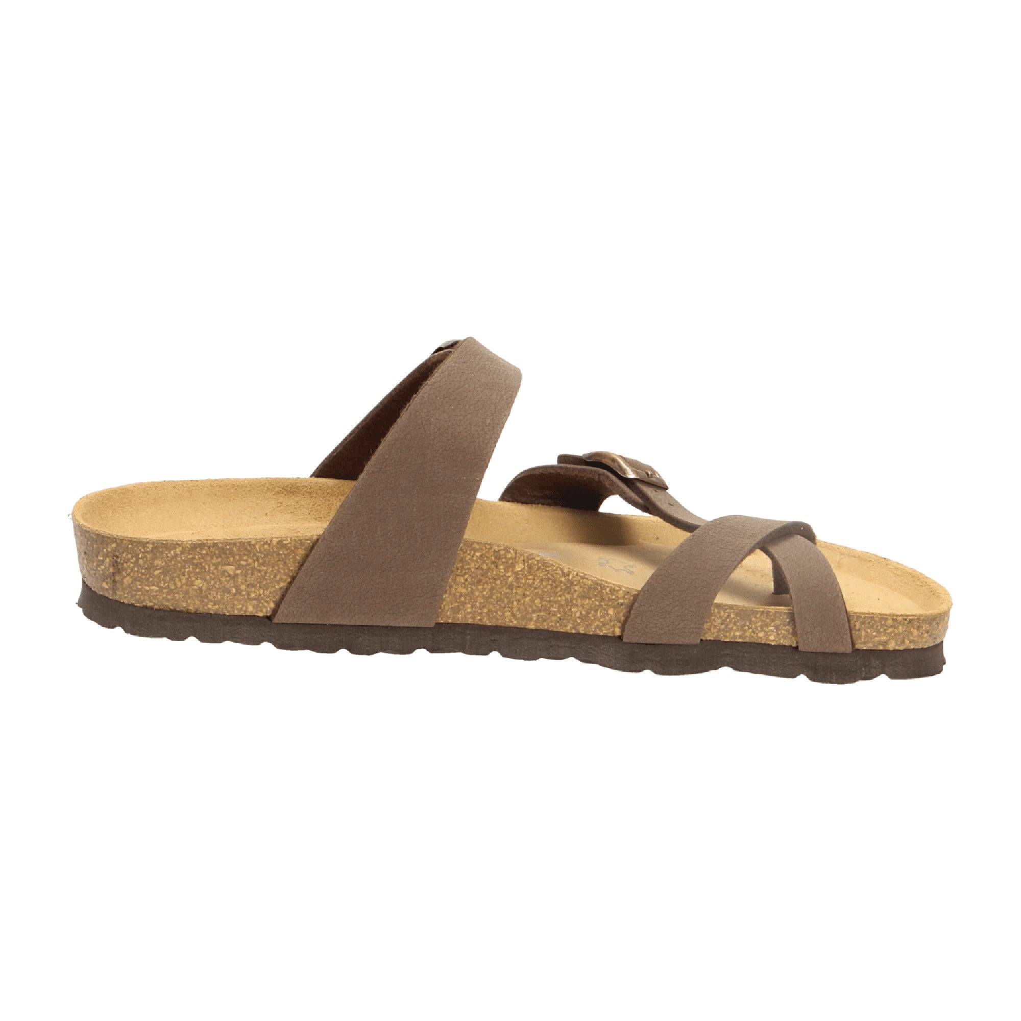 Rohde Alba Women's Brown Sandals Textil Synthetic Open Toe Adjustable Strap