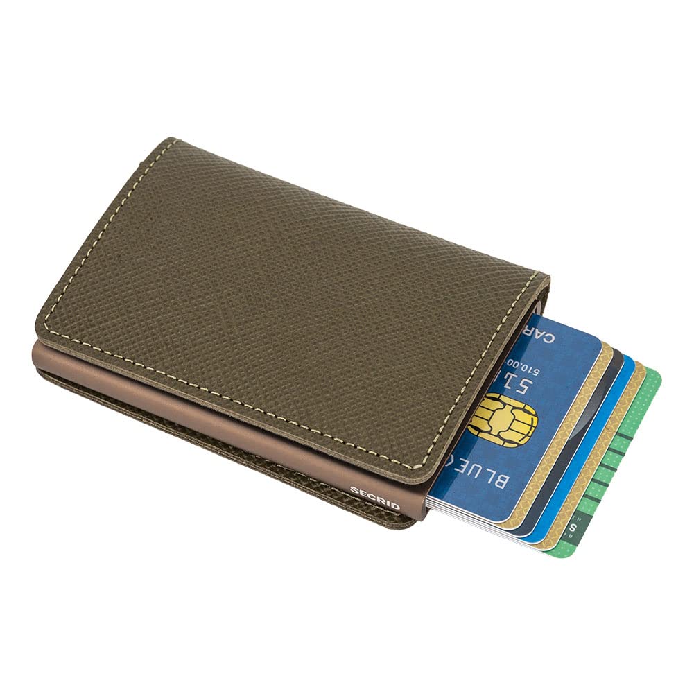 Secrid Slimwallet Olive - RFID Wallet One Size