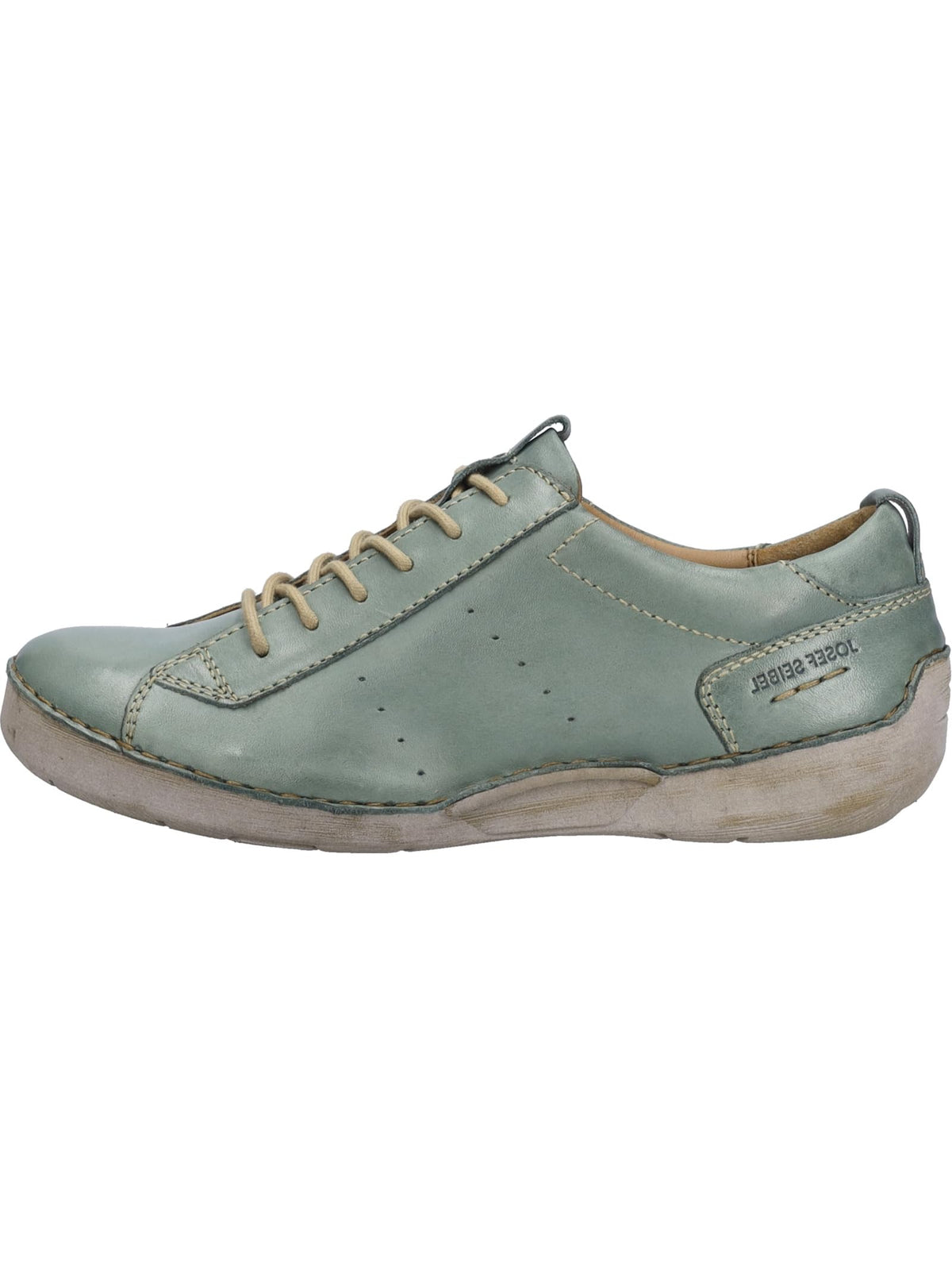 Josef Seibel Women Sneaker Mint Leather Lace-Up Comfort Size 41 EU