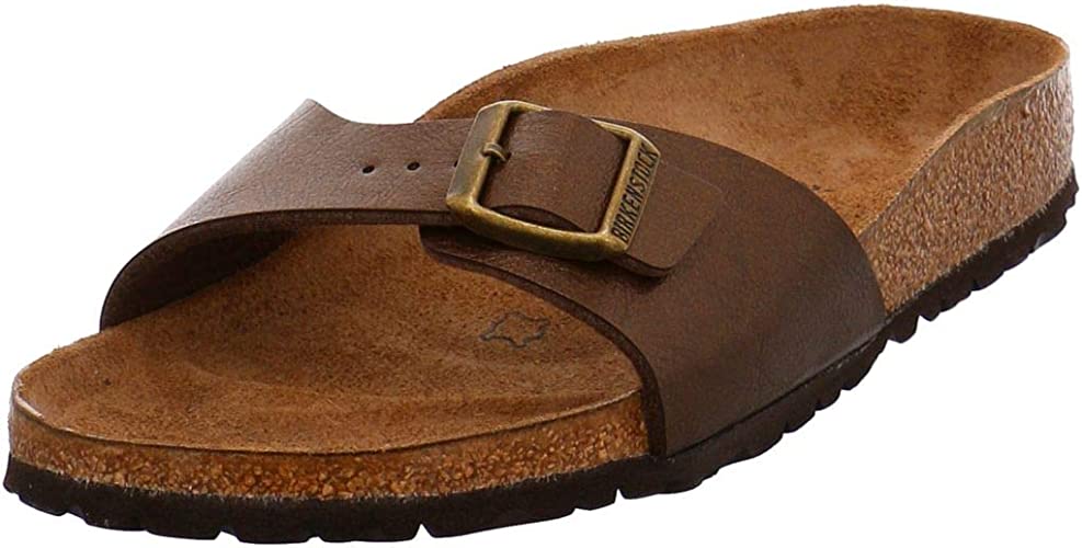 Birkenstock Madrid narrow toffee Birko-Flor - Bartel-Shop