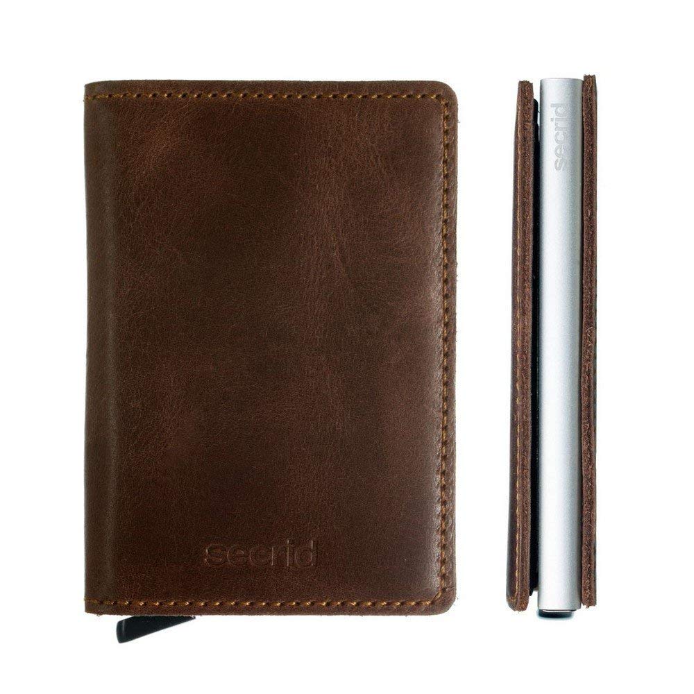 Secrid Slimwallet RFID Card Holder Ochre Aluminium