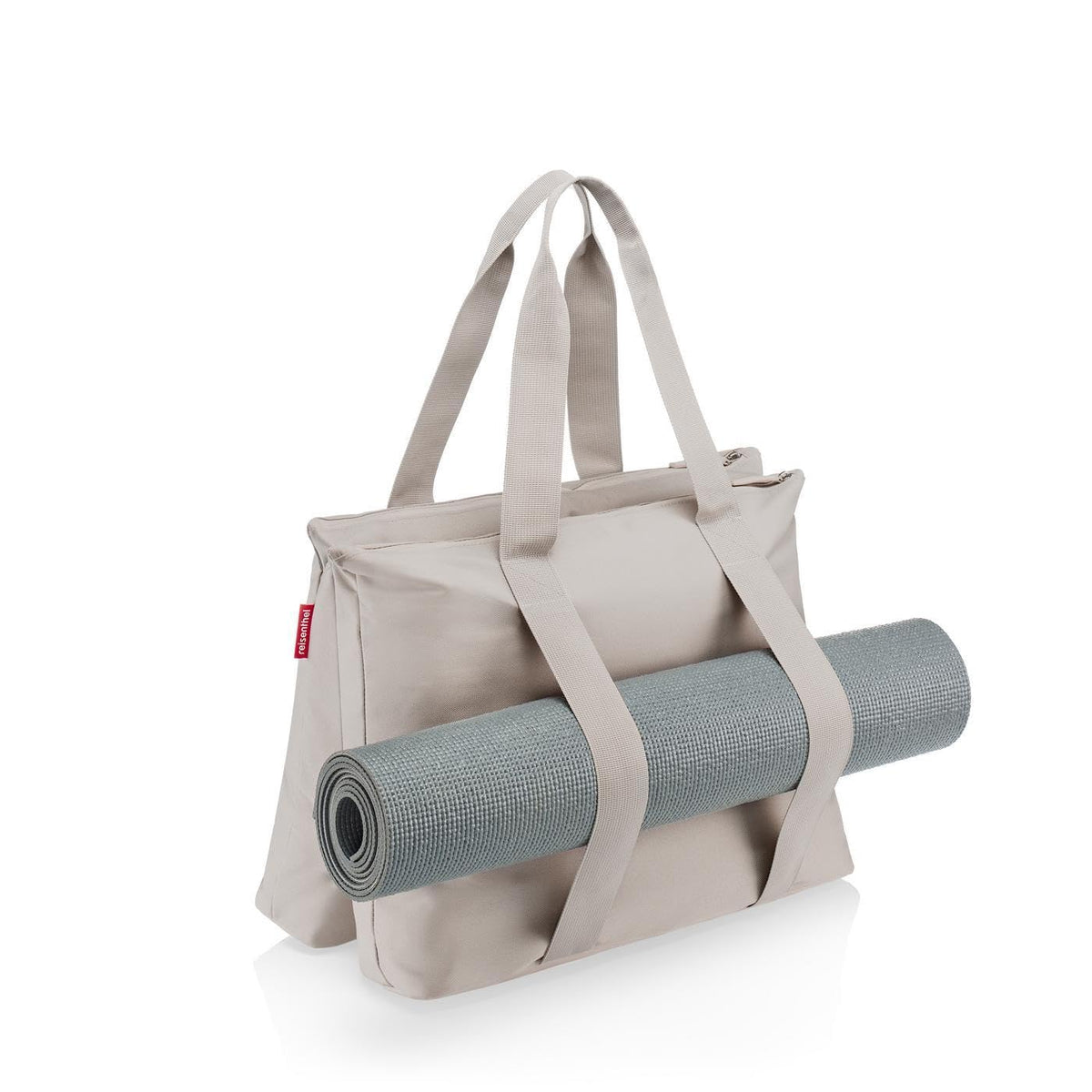 reisenthel Sportshopper Mix Stone - Foldable Water-Repellent Shopping Bag