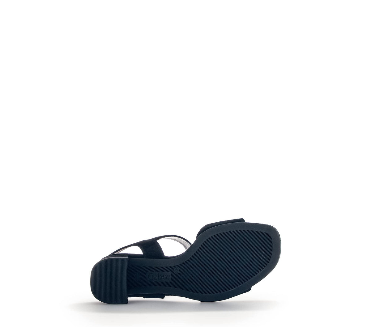 Gabor Women Sandals Black Textile Leather Size 6.5 UK