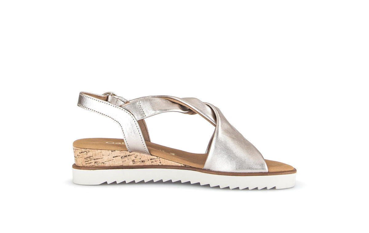 Gabor Womens Gabor 62.751 Kork Puder 6.5 Medium EU37 Sandals Textil 0 82 US