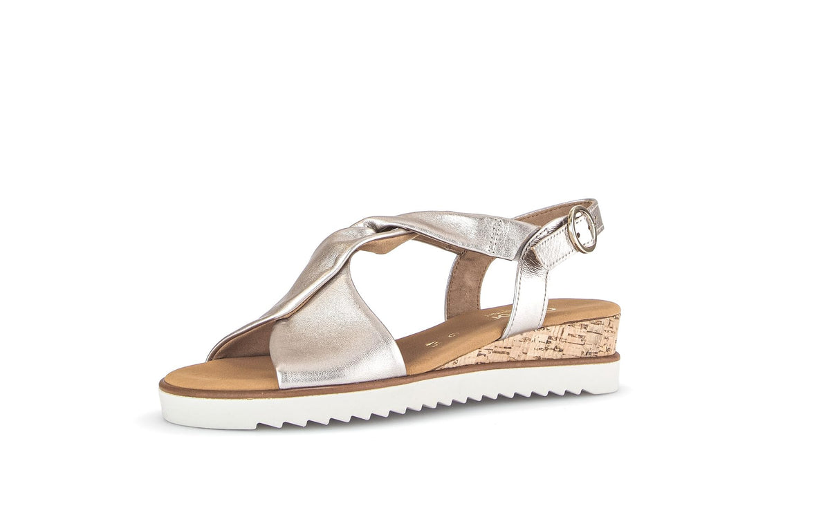 Gabor Womens Gabor 62.751 Kork Puder 6.5 Medium EU37 Sandals Textil 0 82 US