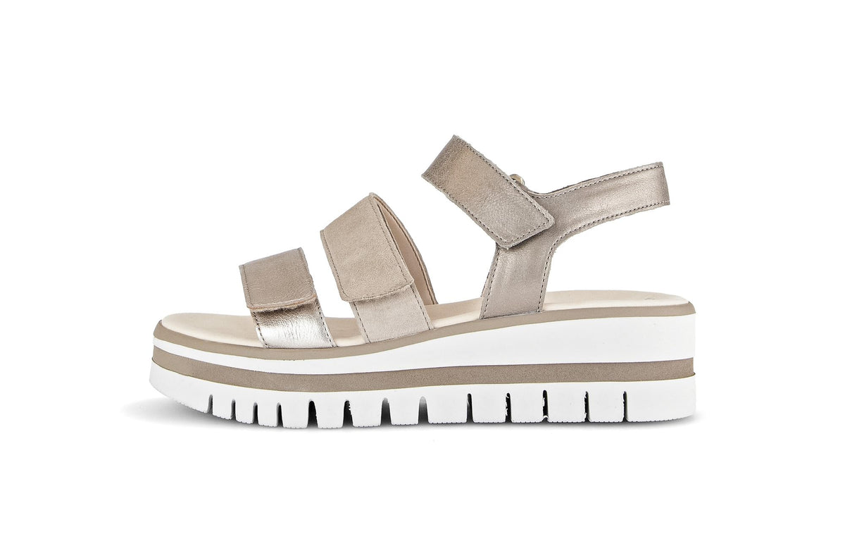 Gabor Women Sandals Leather Mutaro Kombi 62 Size 7.5 UK