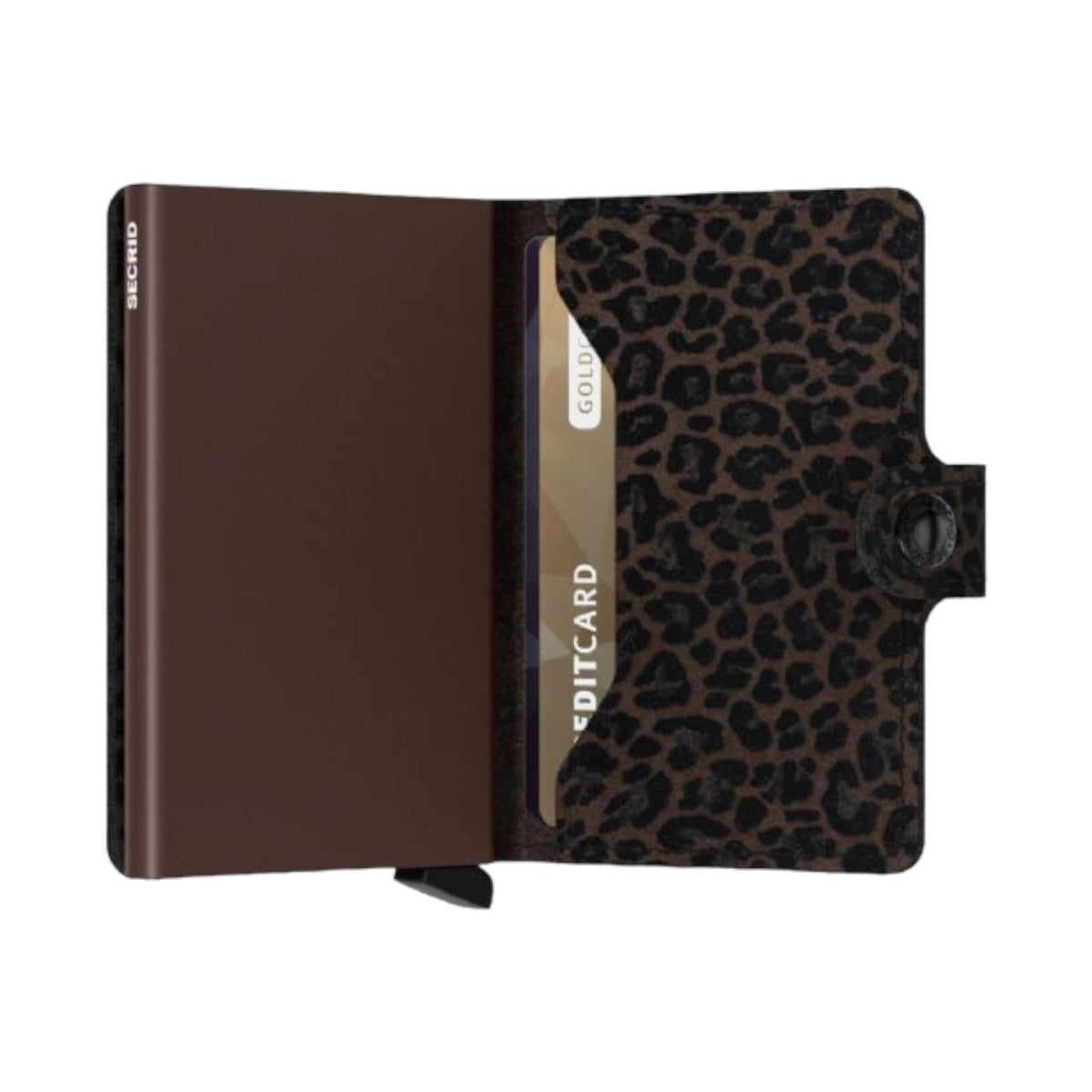 Secrid Miniwallet Leo RFID Leather Wallet Brown