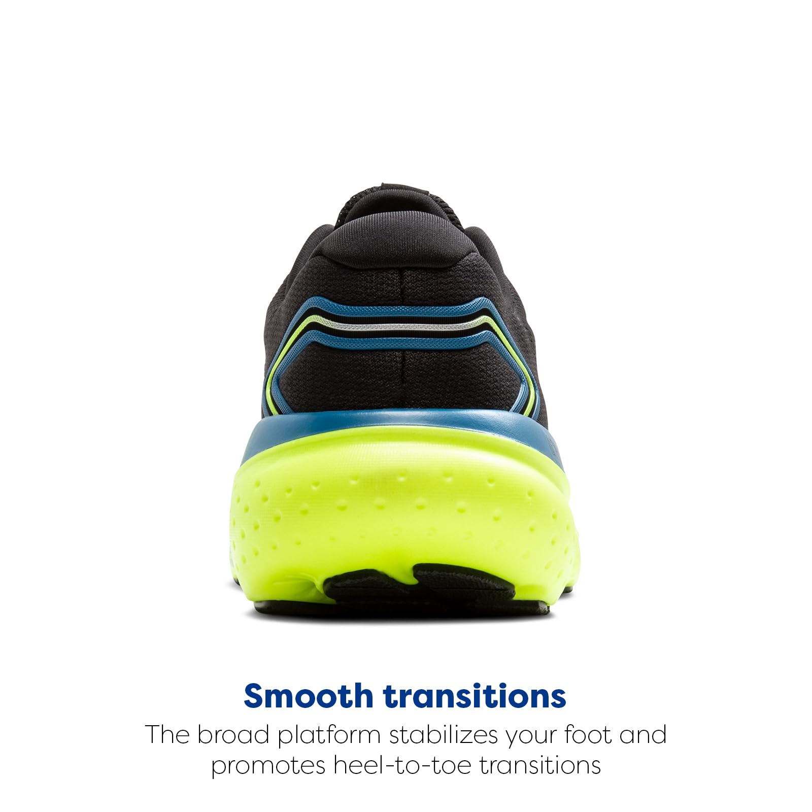 Brooks Glycerin 21 Men Running Shoes Black Blue Nightlife Breathable Trainers