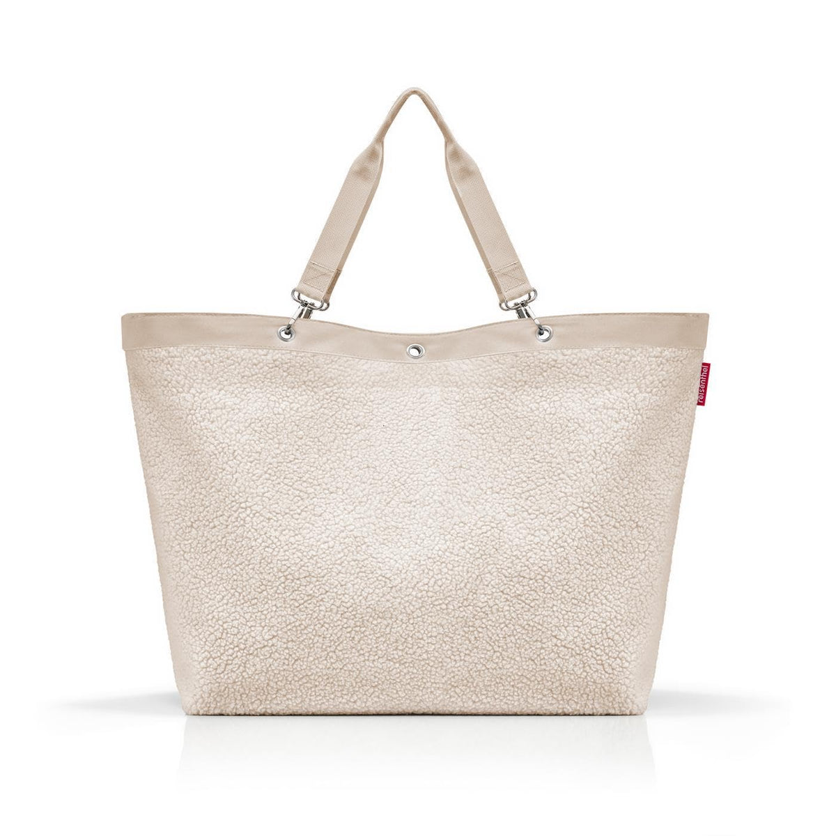 reisenthel Shopper XL Women's Tote Bag Teddy Sand Water-Repellent Polyester