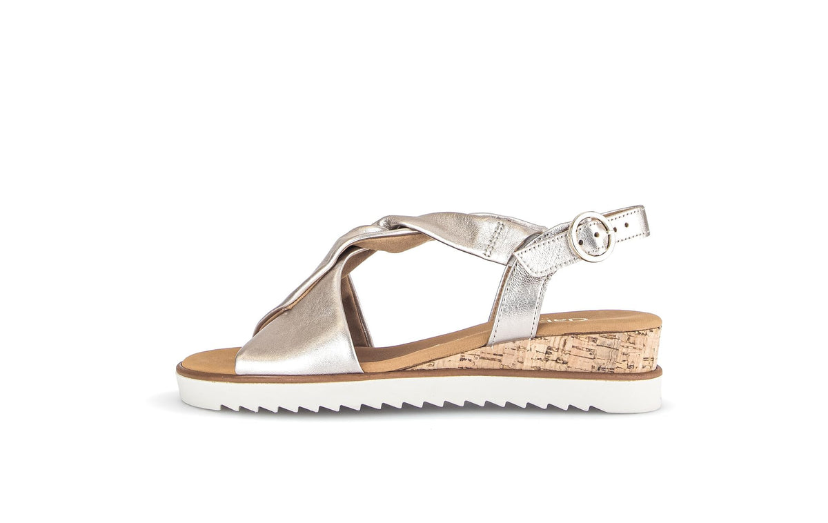 Gabor Womens Gabor 62.751 Kork Puder 6.5 Medium EU37 Sandals Textil 0 82 US