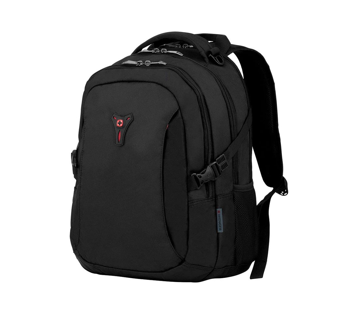 WENGER Sidebar Laptop Backpack 26L - Black Polyester Backpack for 16" Notebook