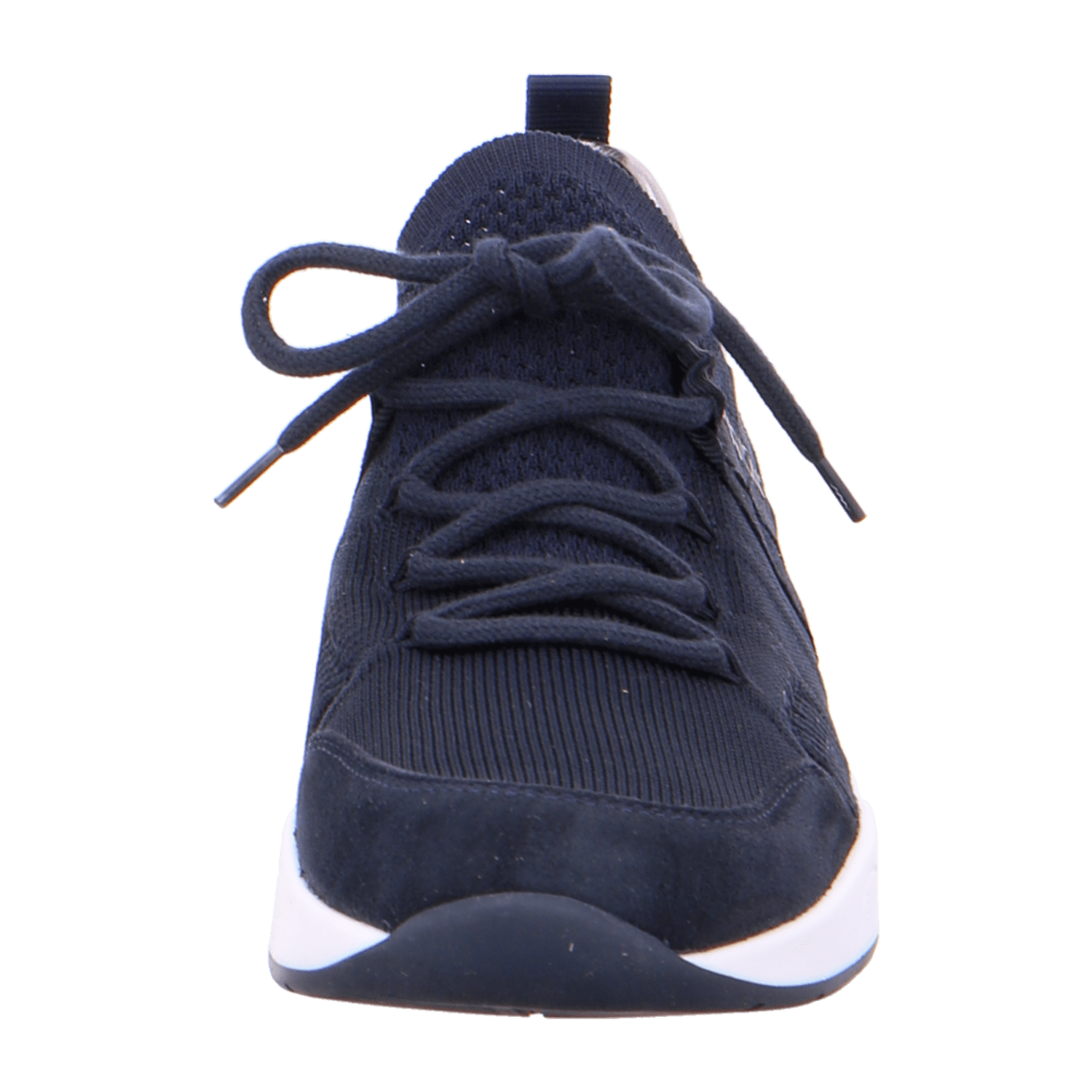 ARA L.A Women's Sneakers in Blue Mesh with Lacing and Smooth Toe Cap - Bartel-Shop