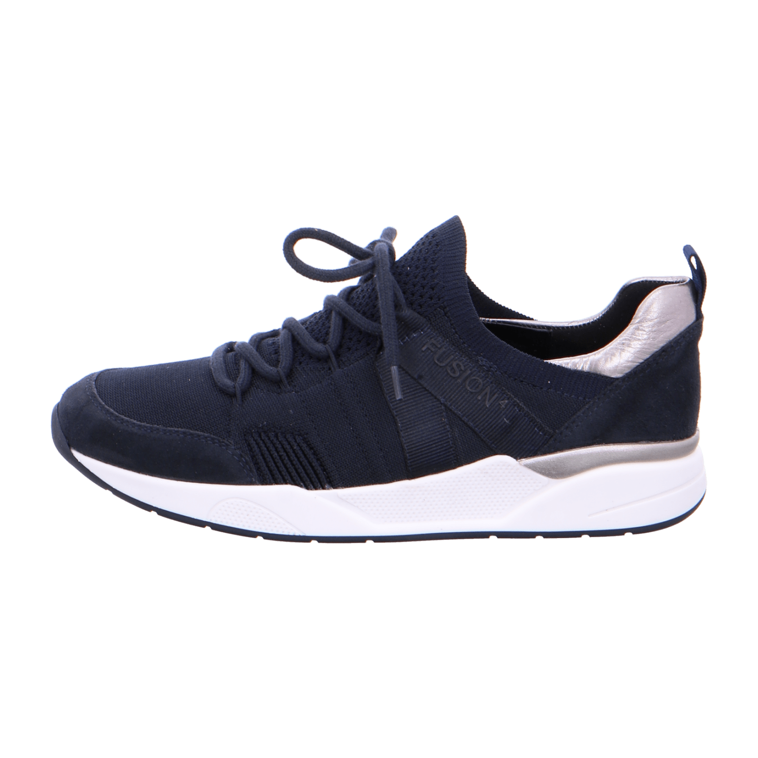 ARA L.A Women's Sneakers in Blue Mesh with Lacing and Smooth Toe Cap - Bartel-Shop