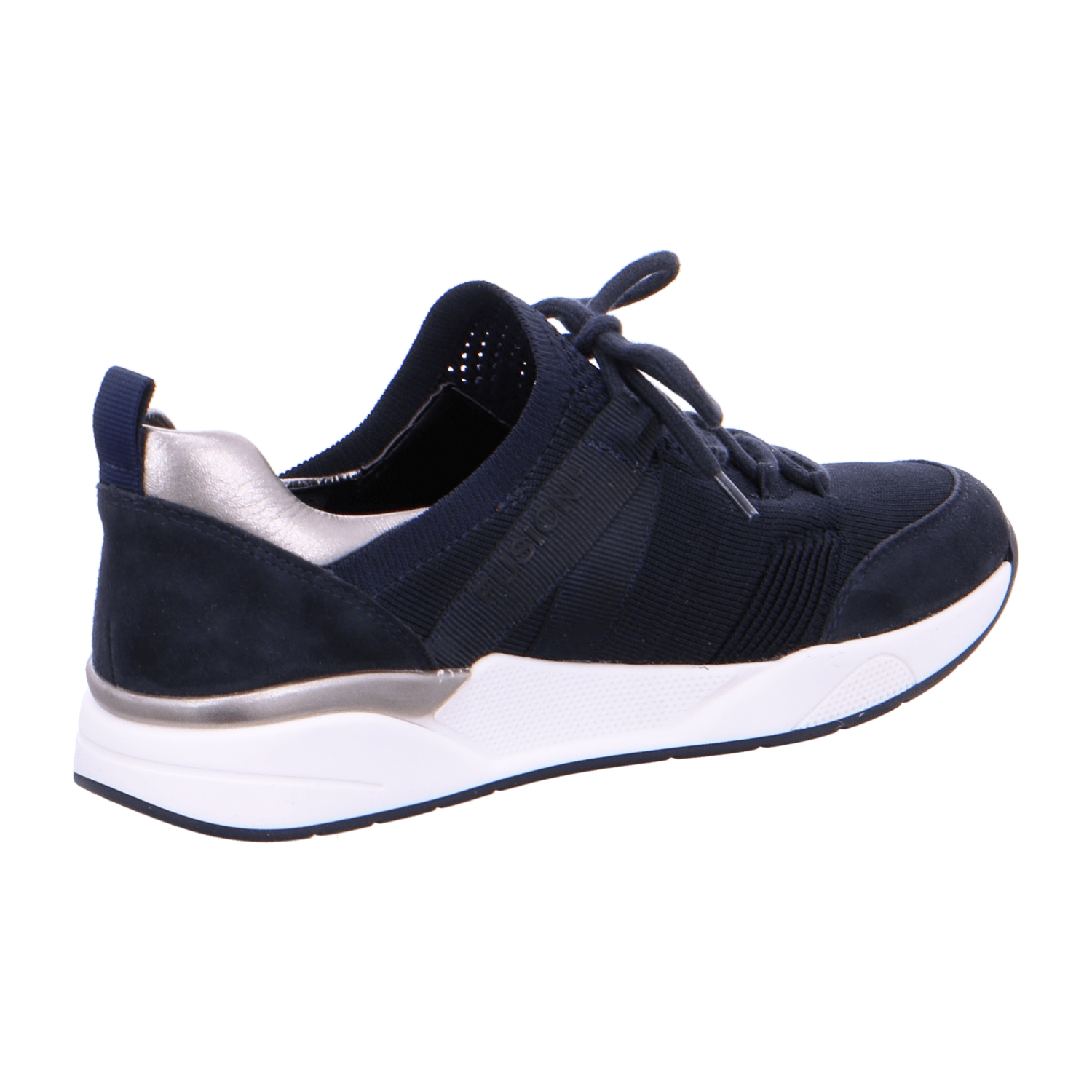 ARA L.A Women's Sneakers in Blue Mesh with Lacing and Smooth Toe Cap - Bartel-Shop
