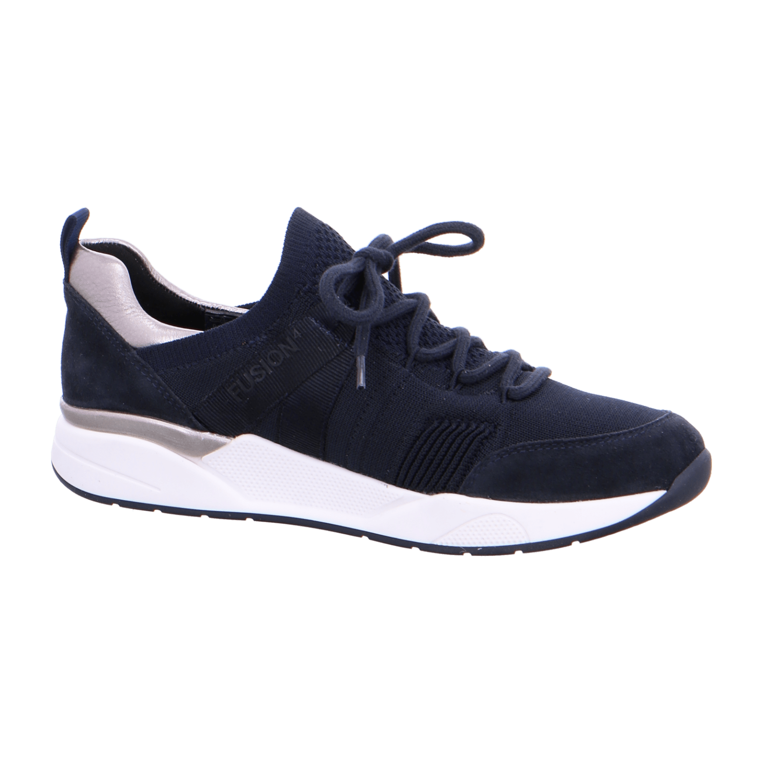 ARA L.A Women's Sneakers in Blue Mesh with Lacing and Smooth Toe Cap - Bartel-Shop