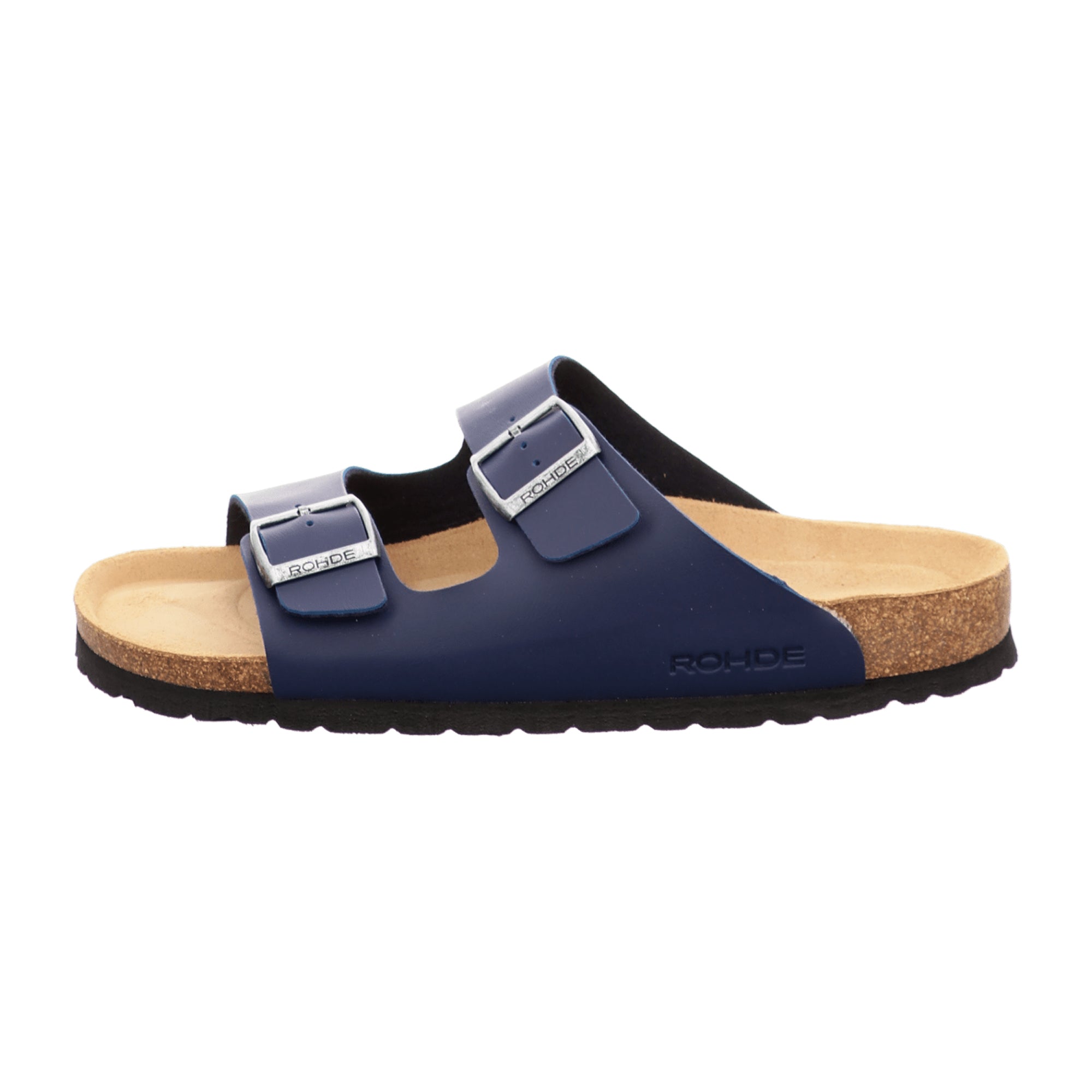 Rohde Men's Blue Sandals with Buckle Closure Flat Heel Synthetic Material