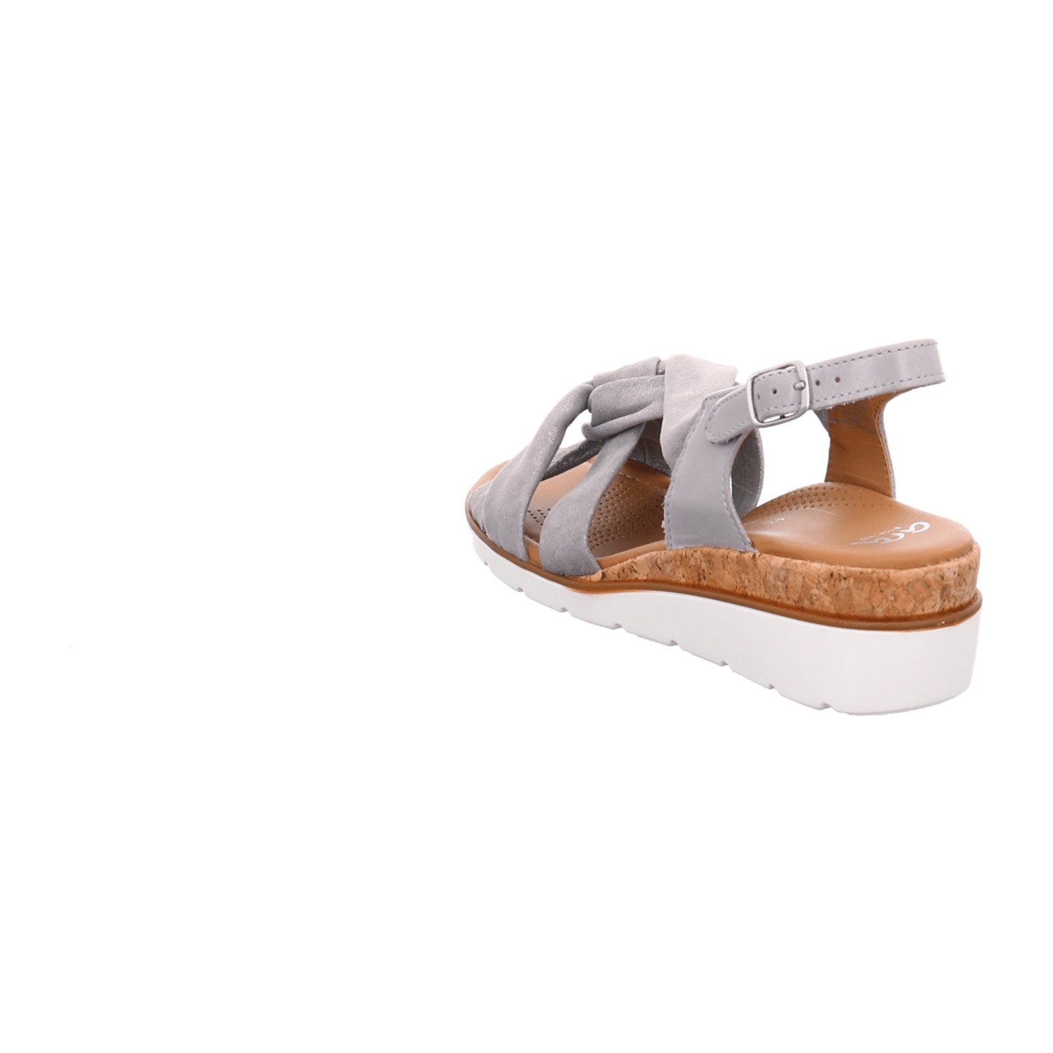 ARA Women's Sandals Smooth Leather Beige with Ankle Strap and Buckle Open Toe - Bartel-Shop