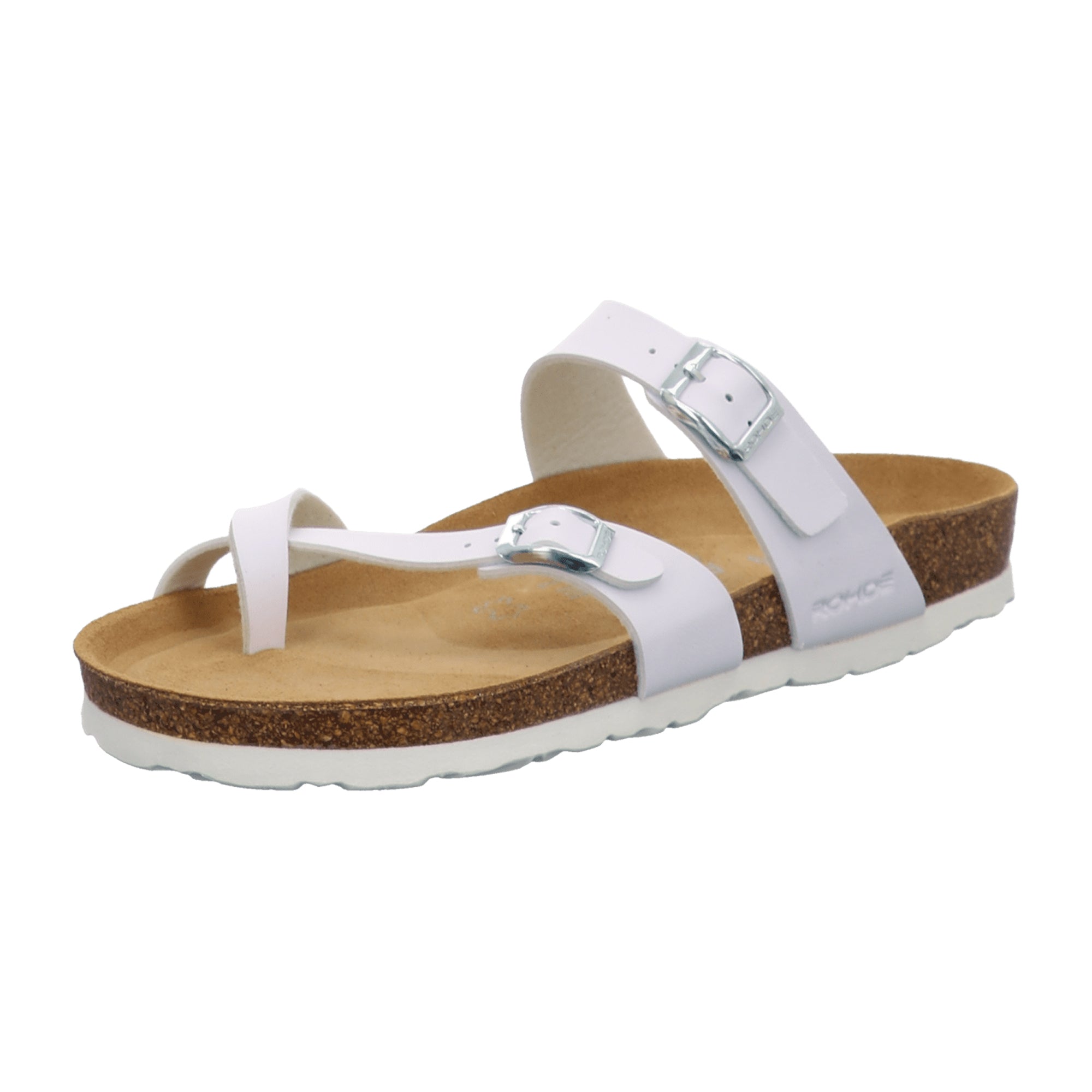 Rohde Alba Women's White Sandals Open Toe Adjustable Strap Spring Summer