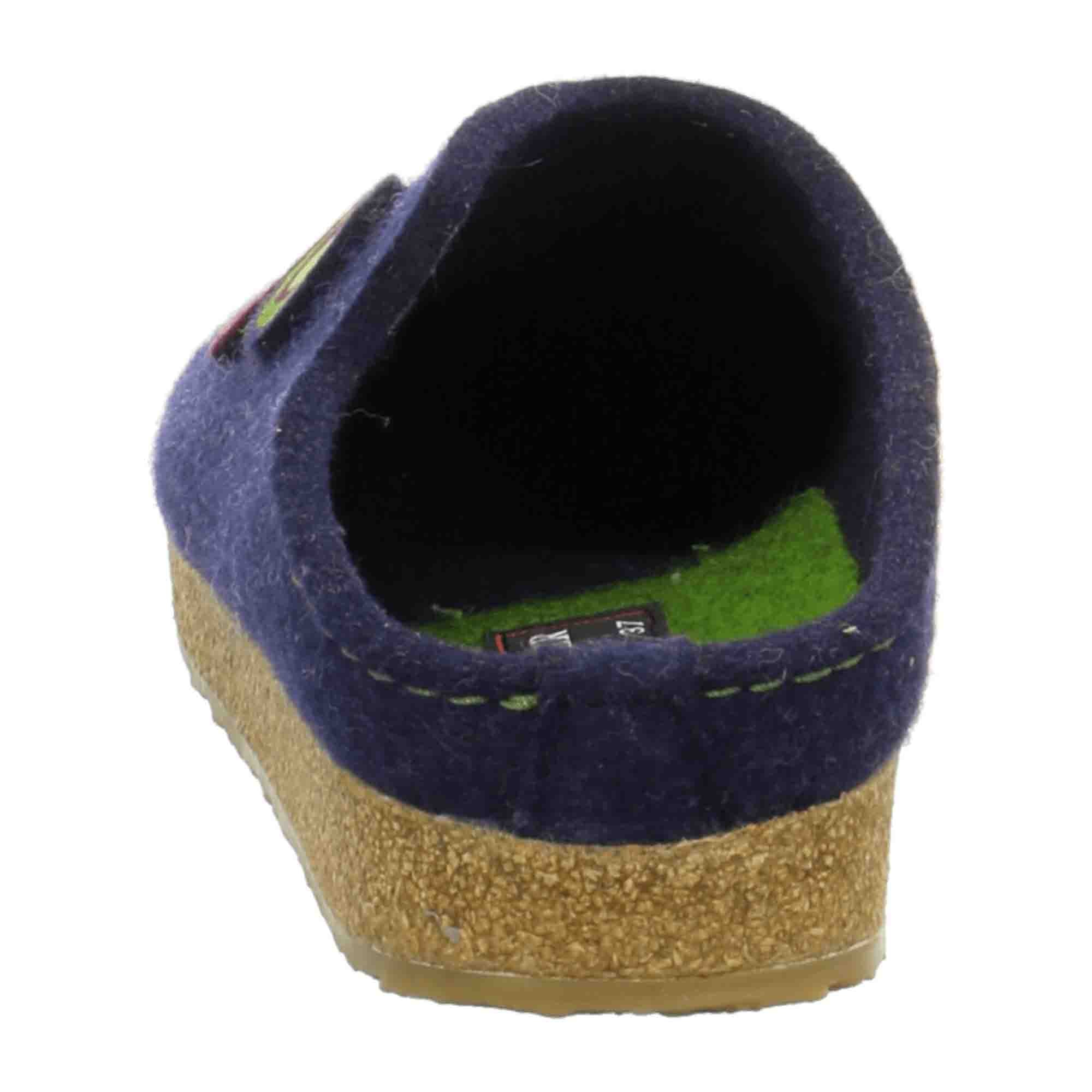 Haflinger KonzeptHW15 Women's Blue Slippers - Comfortable & Durable