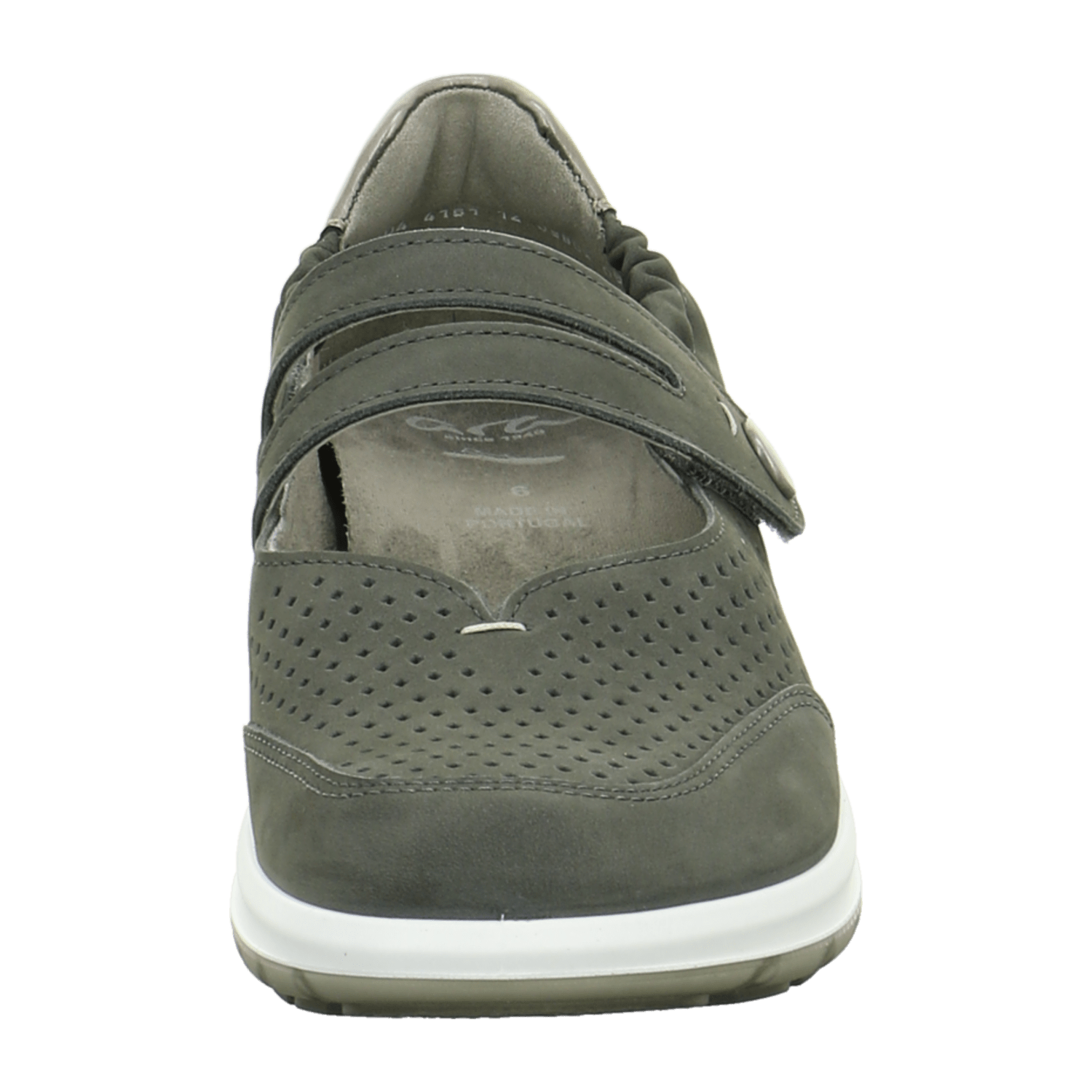 ARA TOKIO Women's Nubuck Leather Round Toe Shoes in Olive