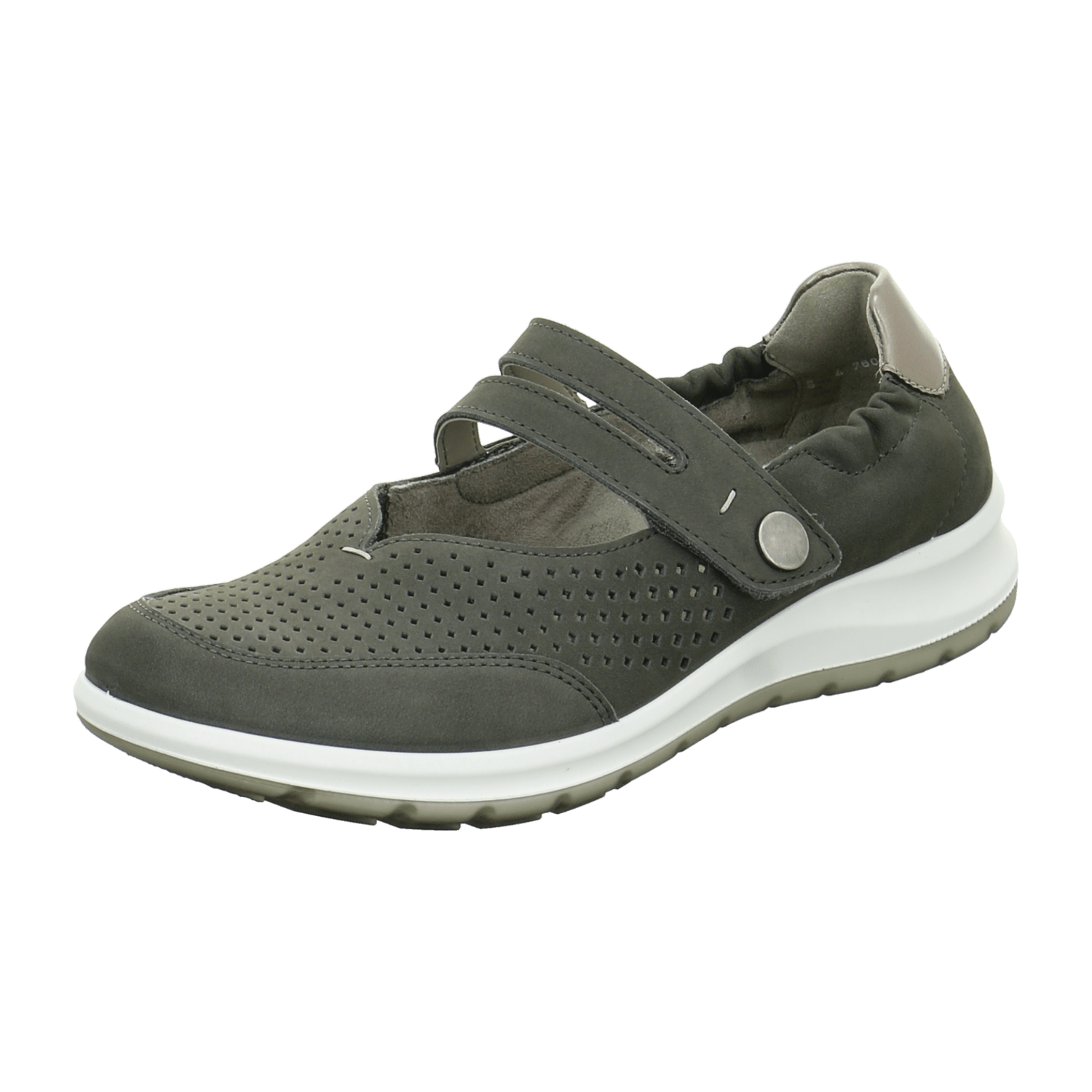 ARA TOKIO Women's Nubuck Leather Round Toe Shoes in Olive