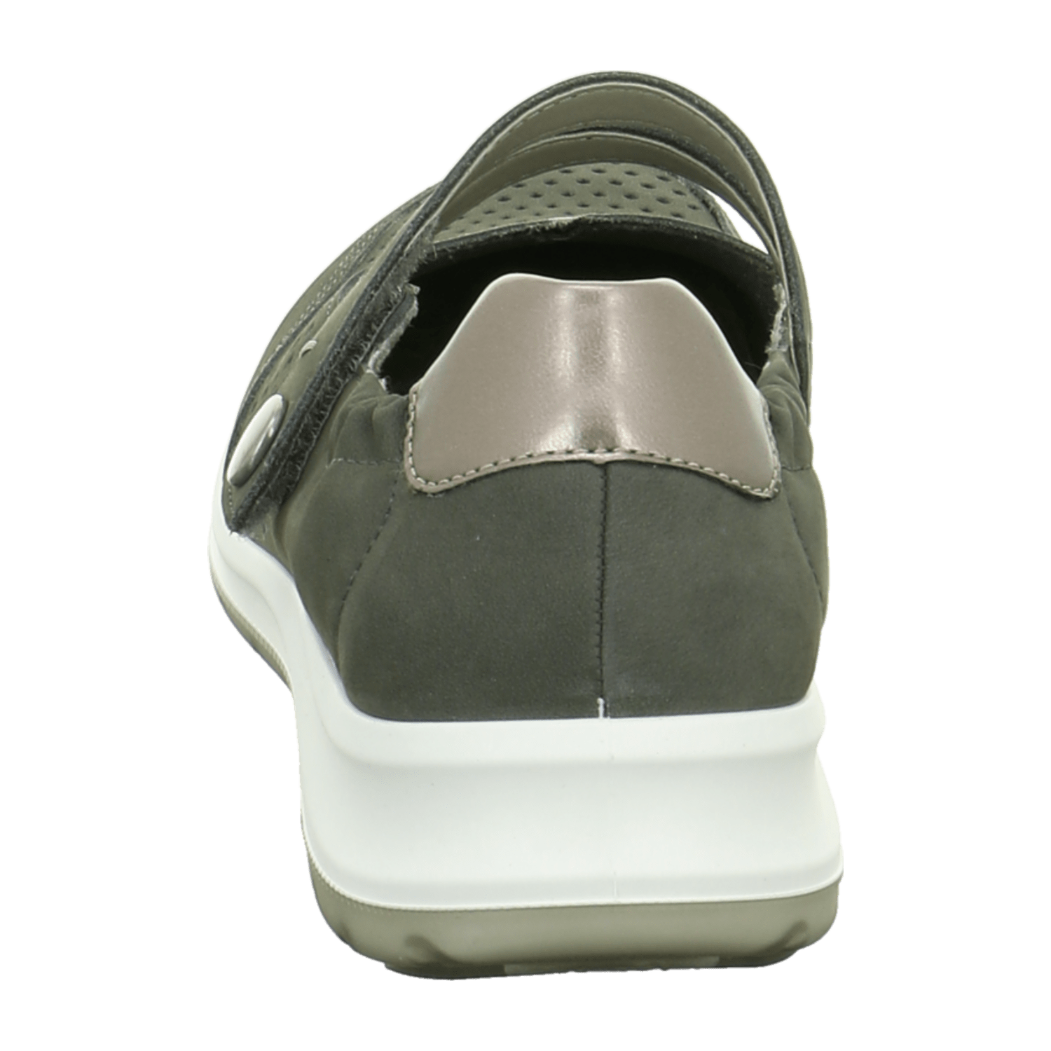 ARA TOKIO Women's Nubuck Leather Round Toe Shoes in Olive