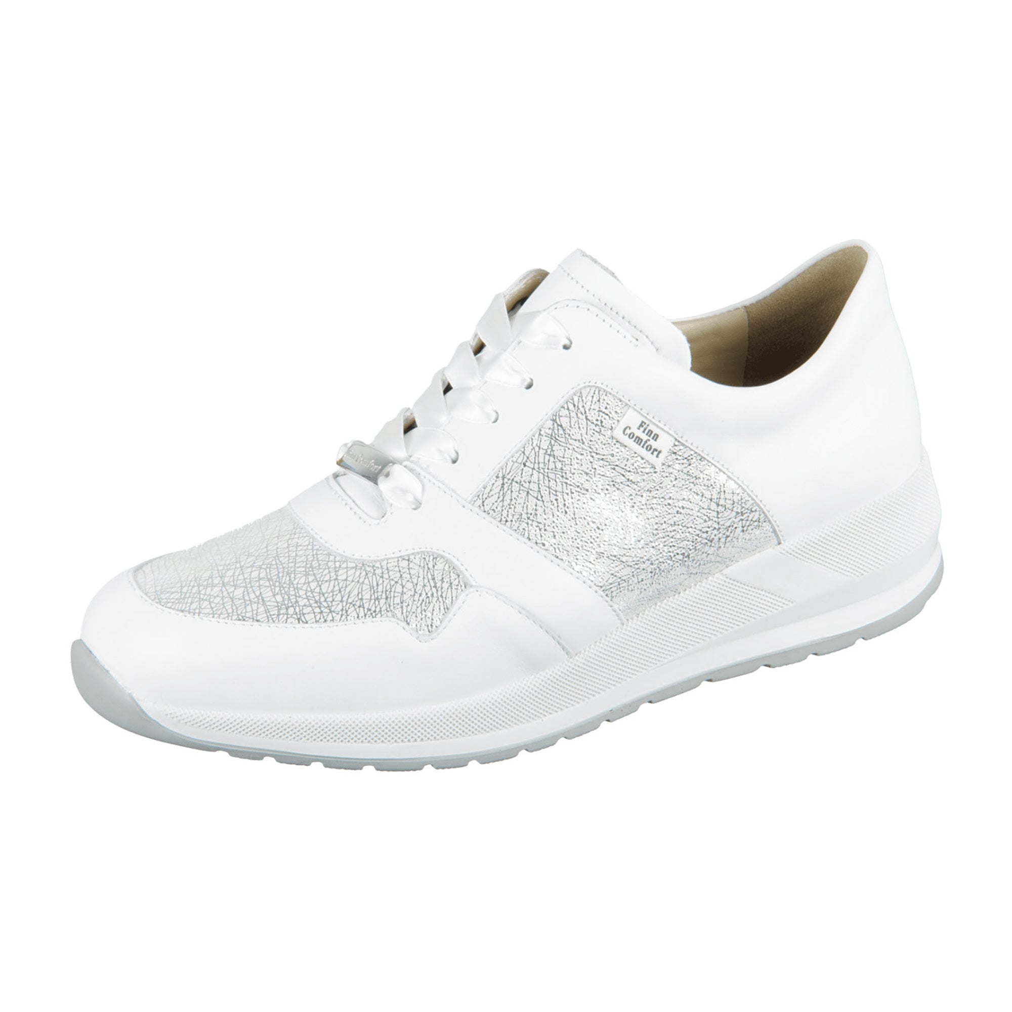 Finn Comfort Drena Women's Comfortable White Walking Shoes