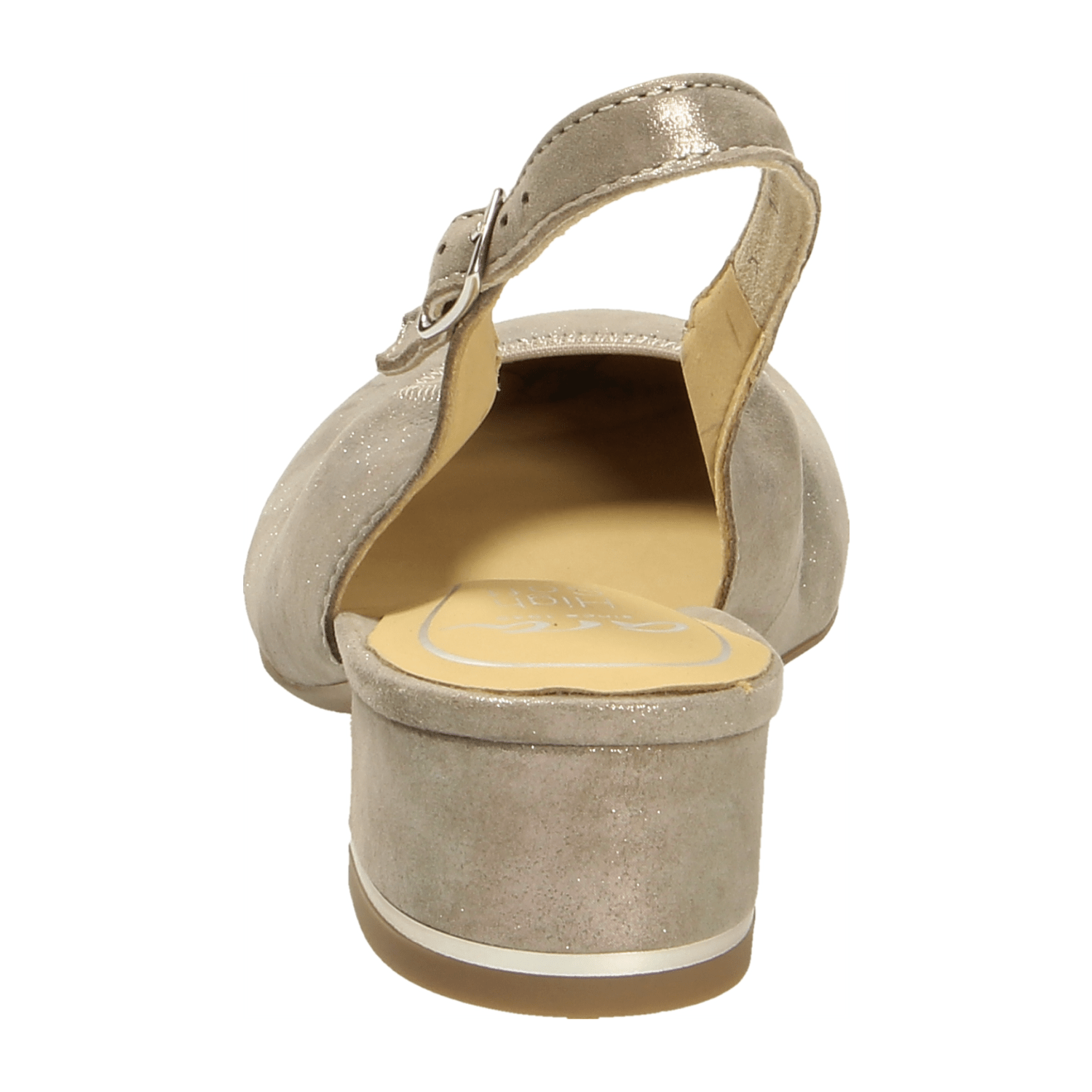 ARA GRAZ Women's Gold Buckle Slingback Pumps - Bartel-Shop