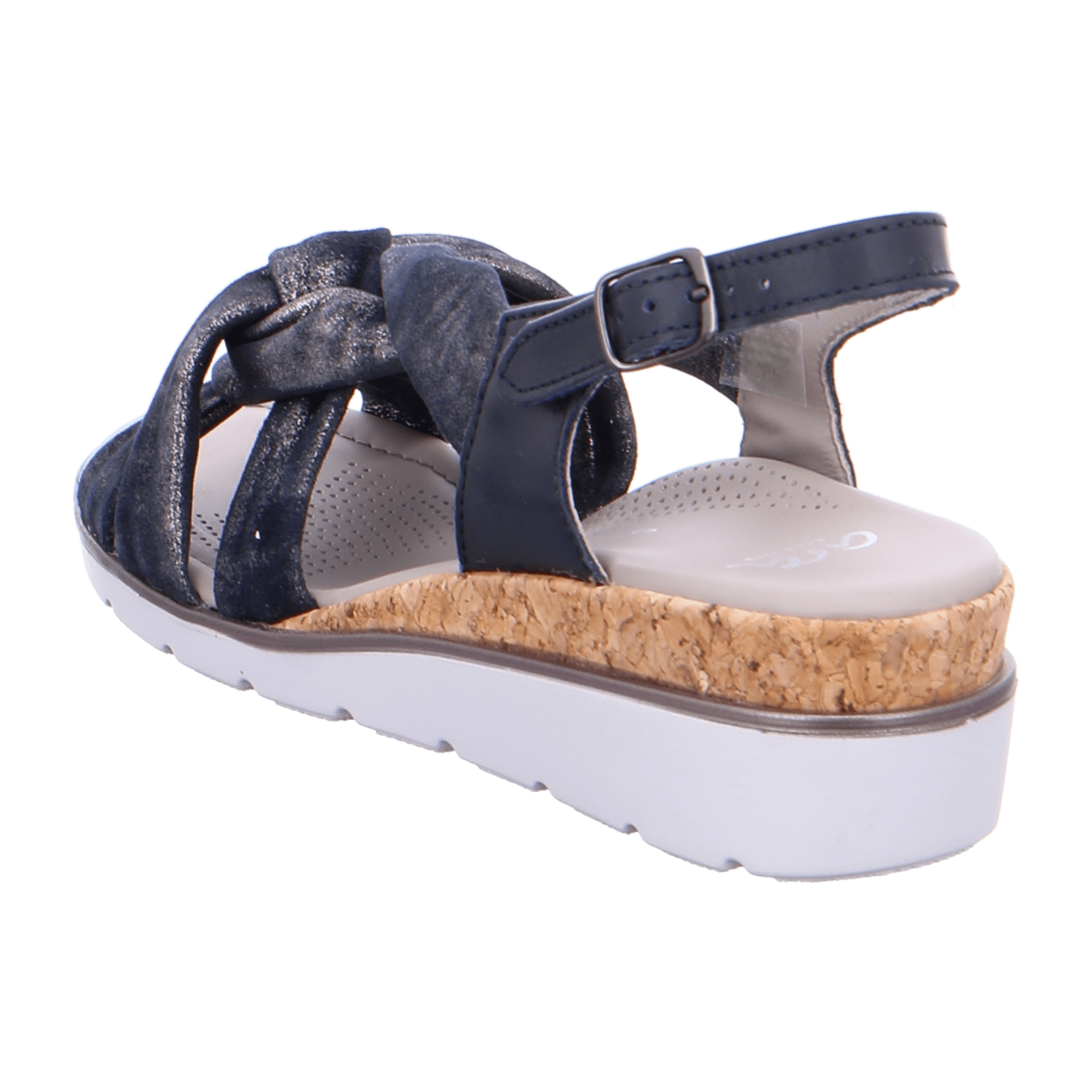 ARA Women's Sandals Smooth Leather Beige with Ankle Strap and Buckle Open Toe - Bartel-Shop